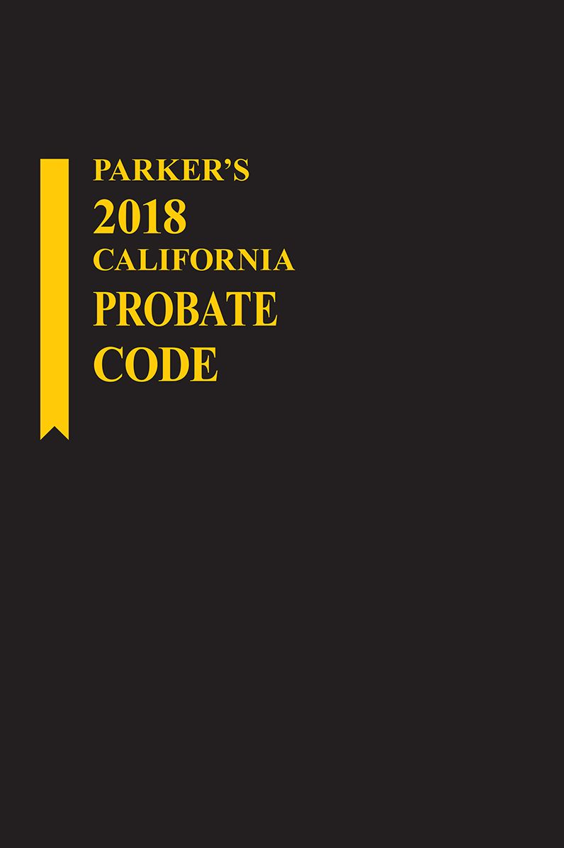 Parker's California Probate Code