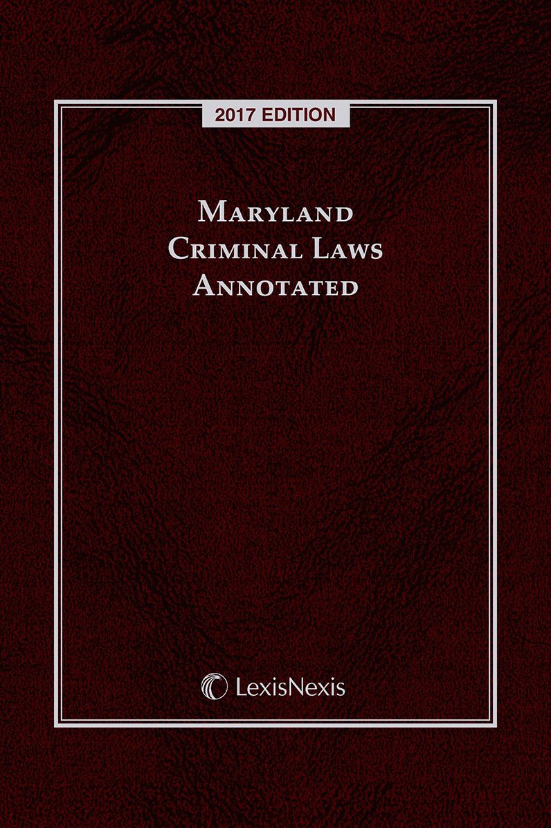 Maryland Criminal Laws Annotated