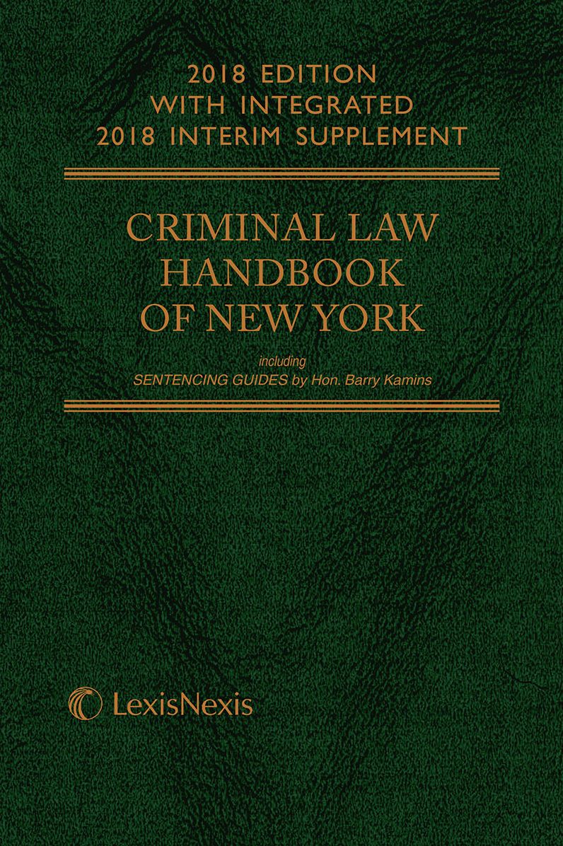 Criminal Law Handbook of the State of New York