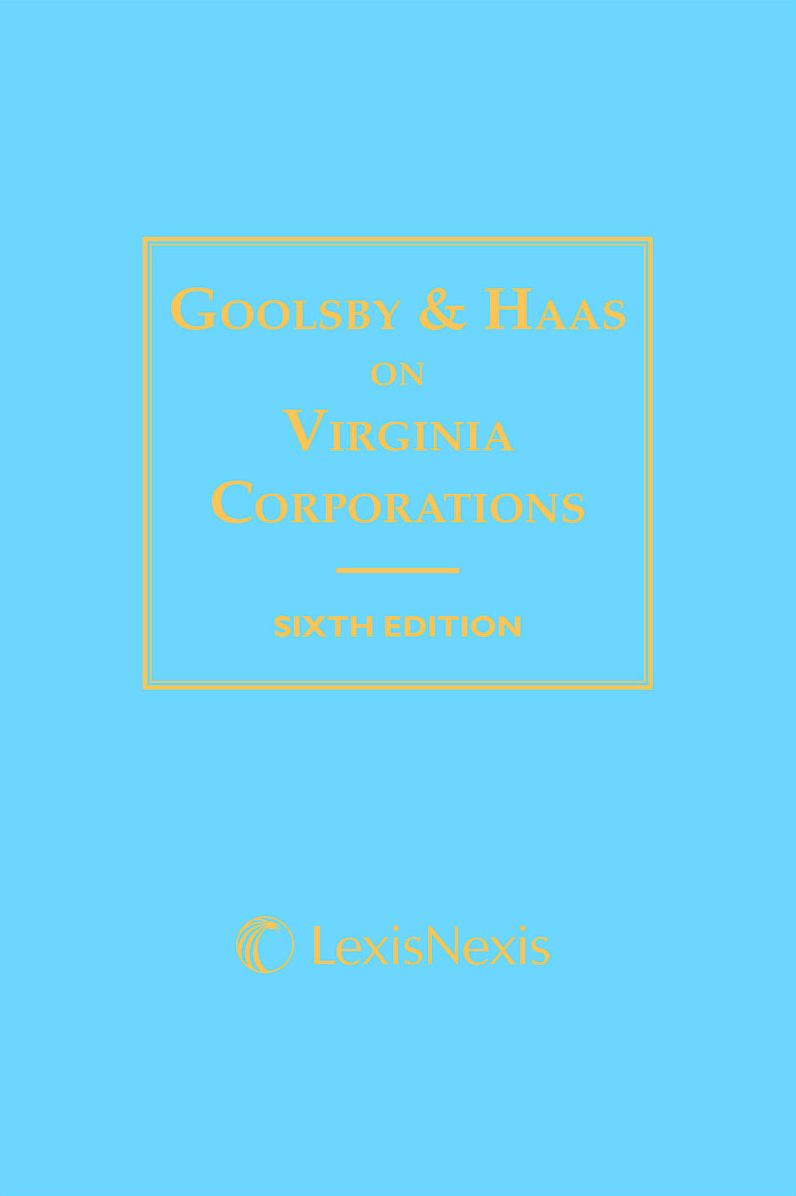 Goolsby & Haas on Virginia Corporations