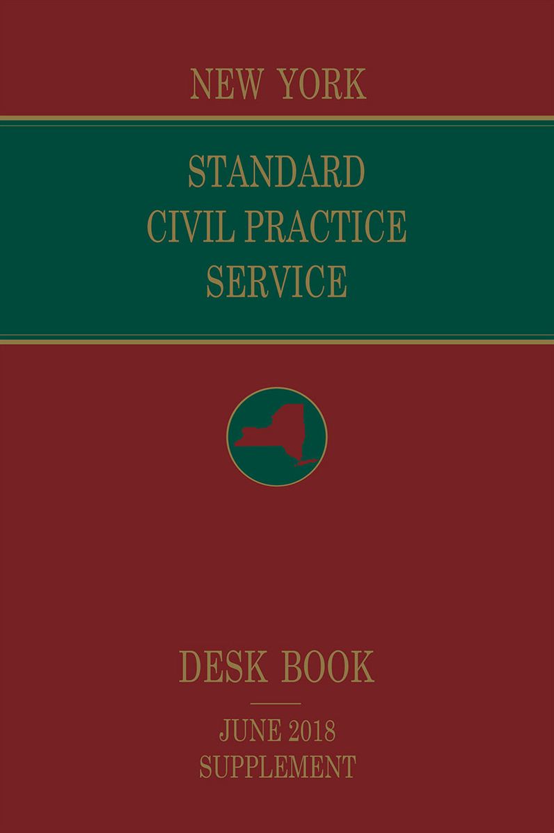 New York Standard Civil Practice Service Deskbook