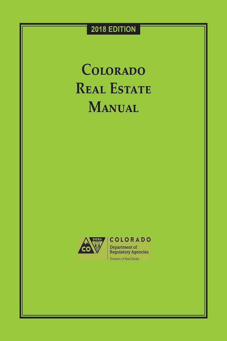 Colorado Real Estate Manual