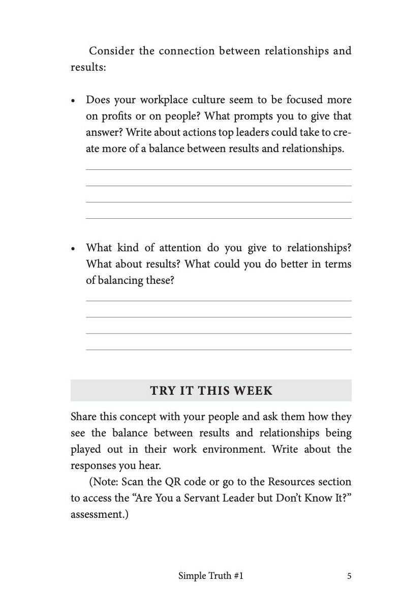 Simple Truths of Leadership Playbook: A 52-Week Game Plan for Becoming a Trusted Servant Leader