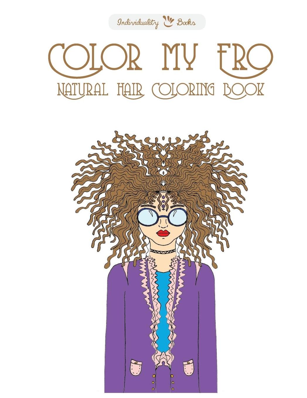 Color my fro natural hair coloring book