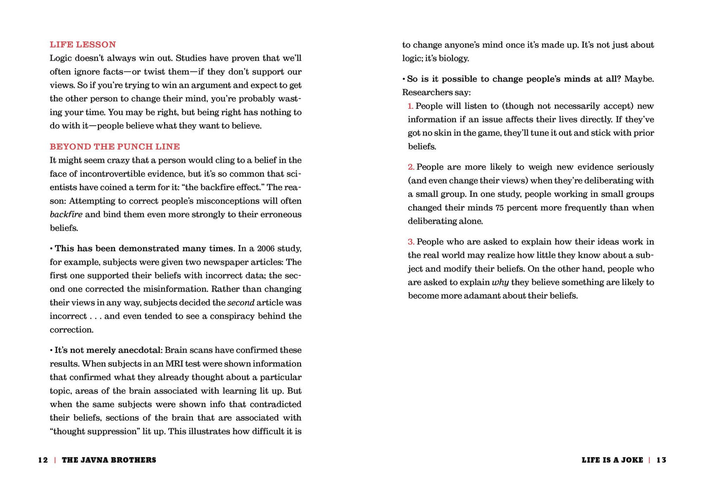 Life Is a Joke: 100 Life Lessons (with Punch Lines)