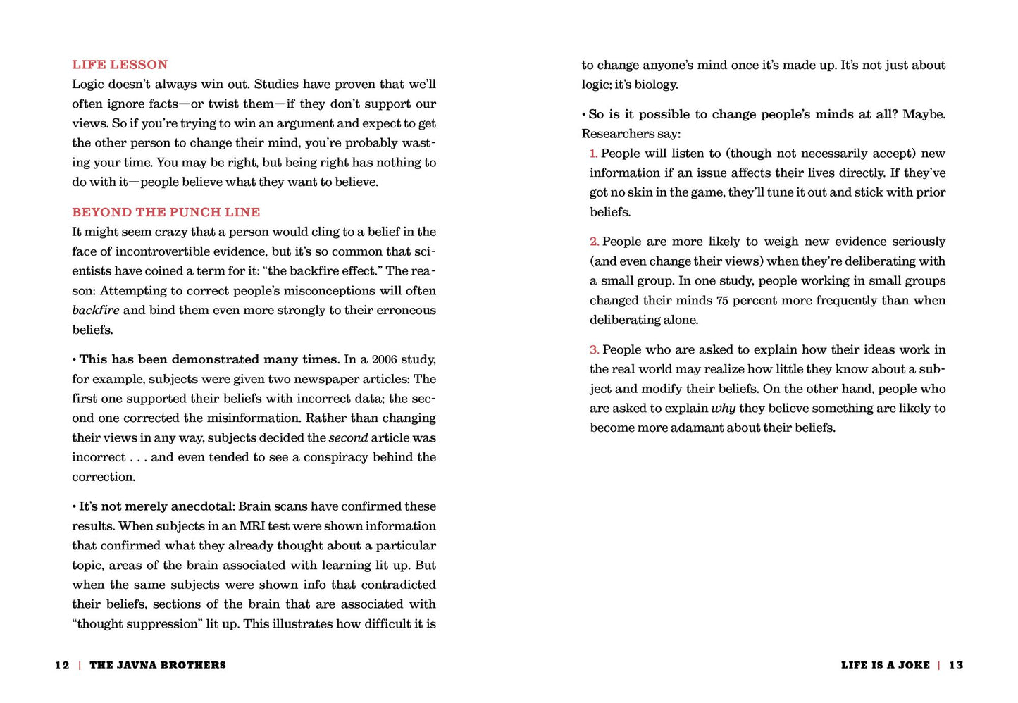 Life Is a Joke: 100 Life Lessons (with Punch Lines)
