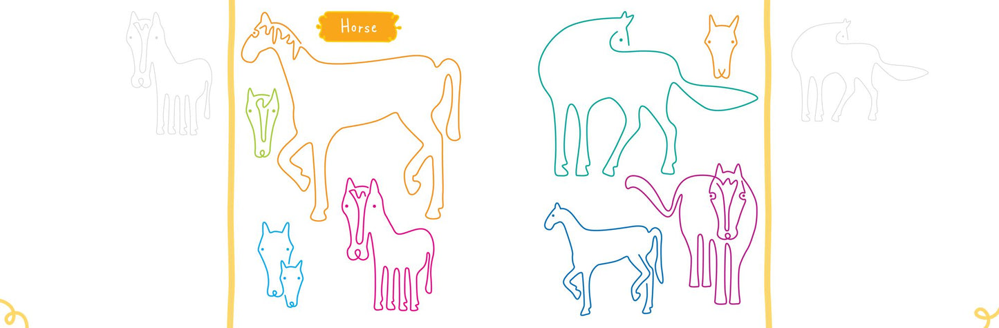 Squiggle!: Doodle Over 200 One-Line Animals!