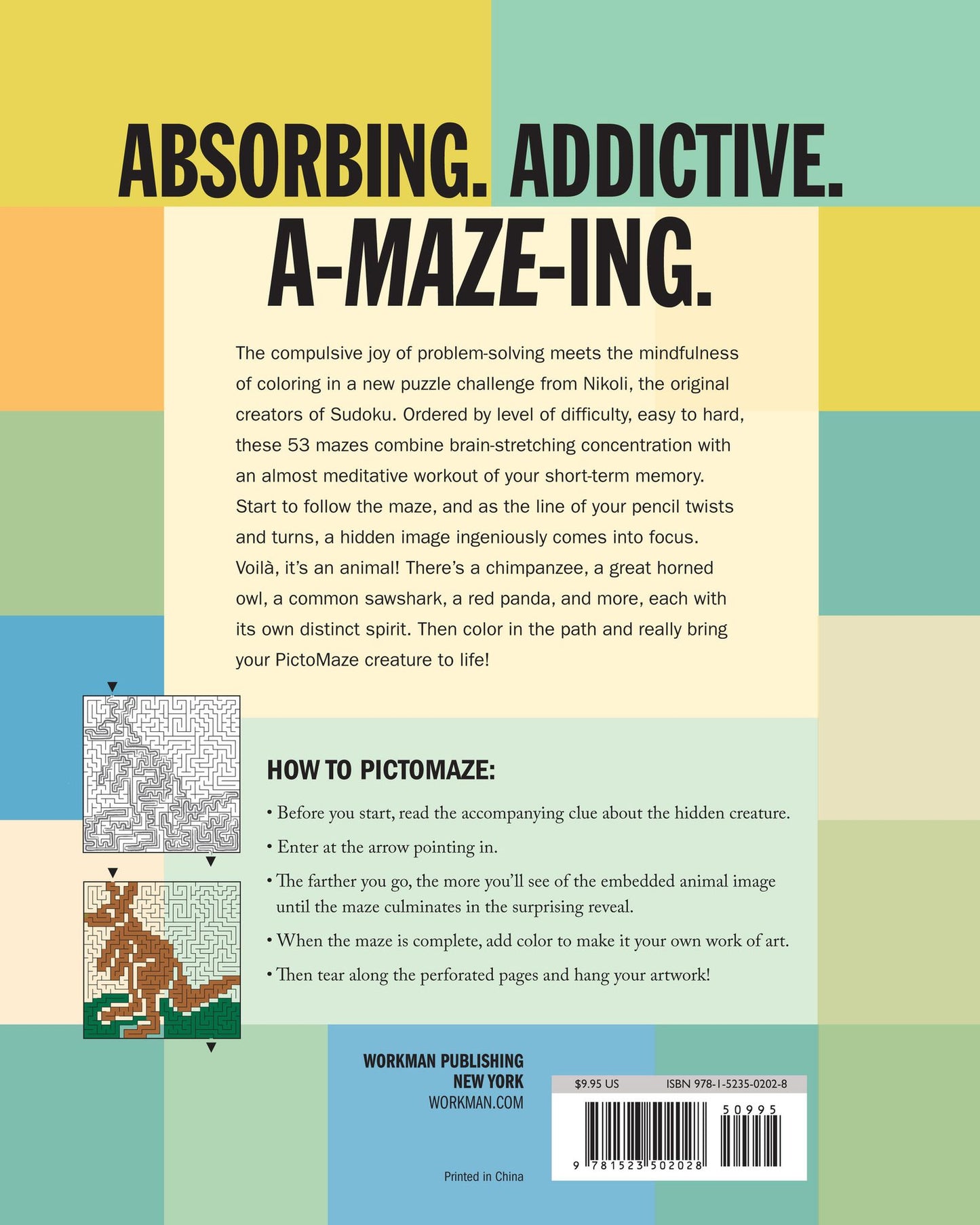 PictoMazes: Find 72 Hidden Animals!