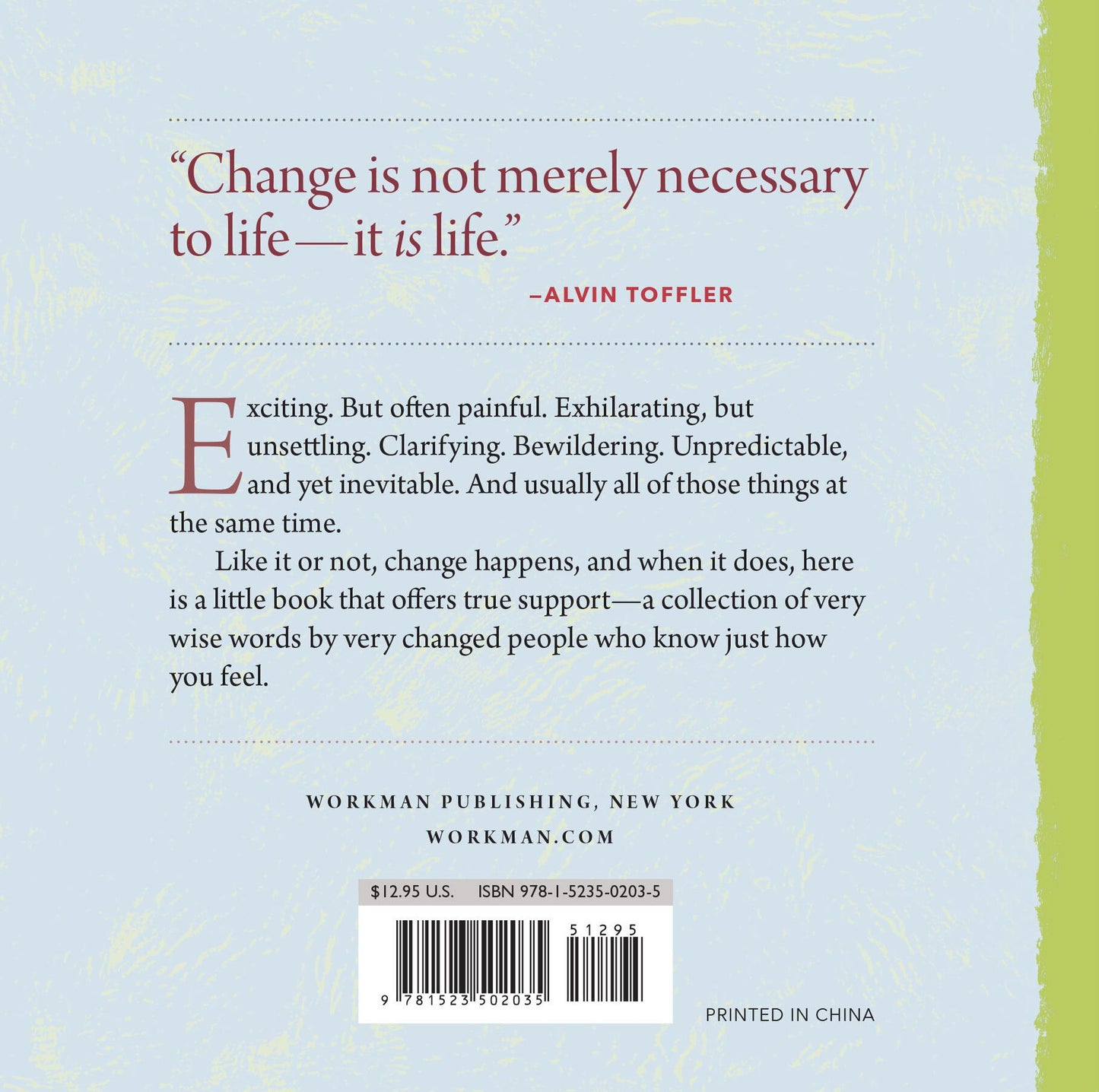 Change Happens: A Compendium of Wisdom
