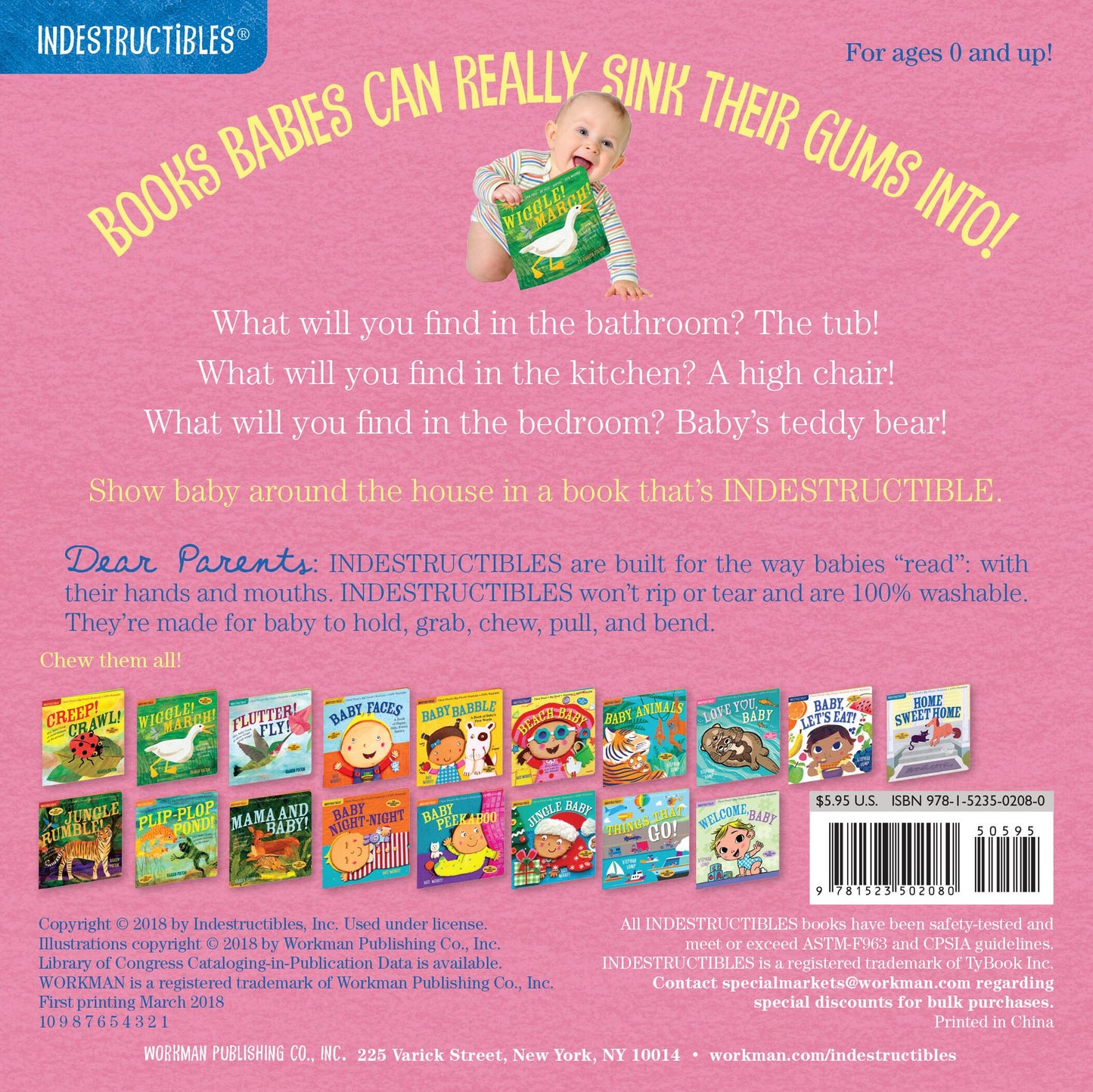 Indestructibles: Home Sweet Home: Chew Proof * Rip Proof * Nontoxic * 100% Washable (Book for Babies, Newborn Books, Safe to Chew)