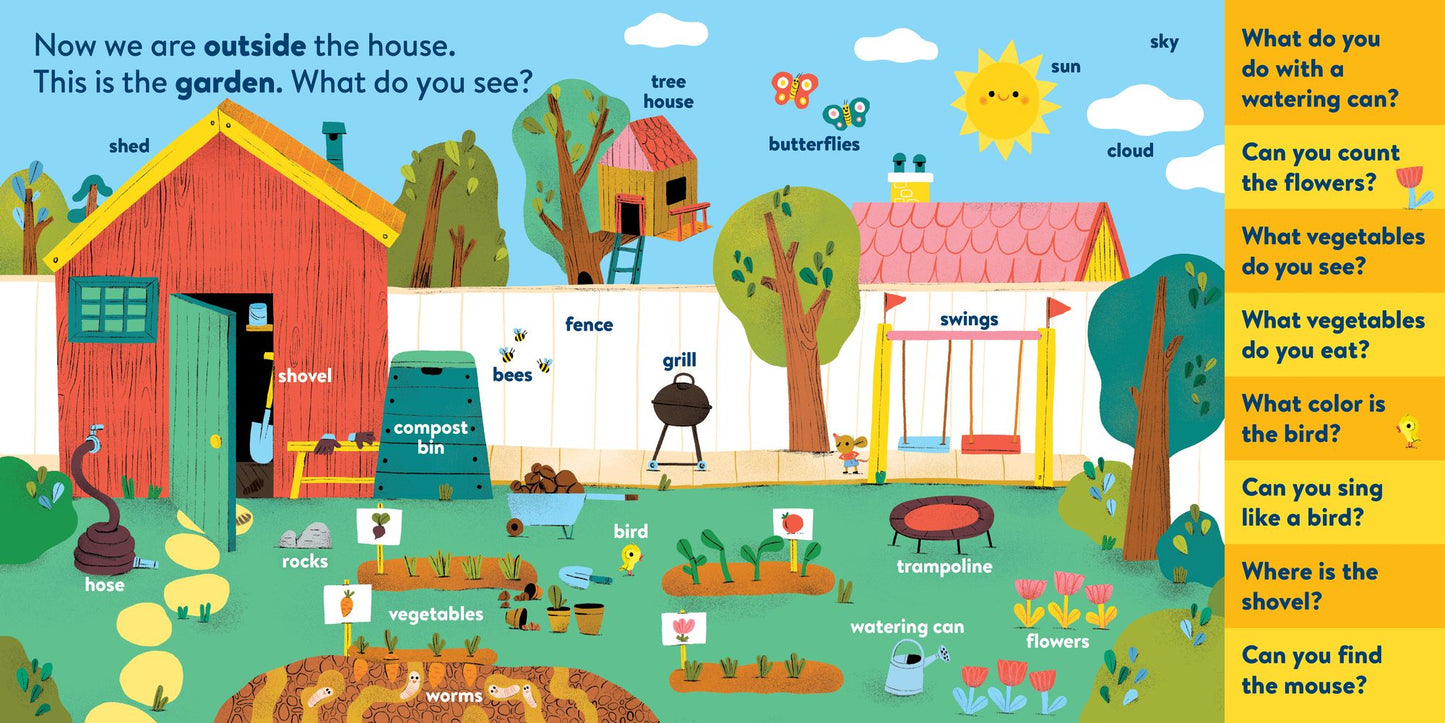 My First Brain Quest First Words: Around the Home: A Question-and-Answer Book