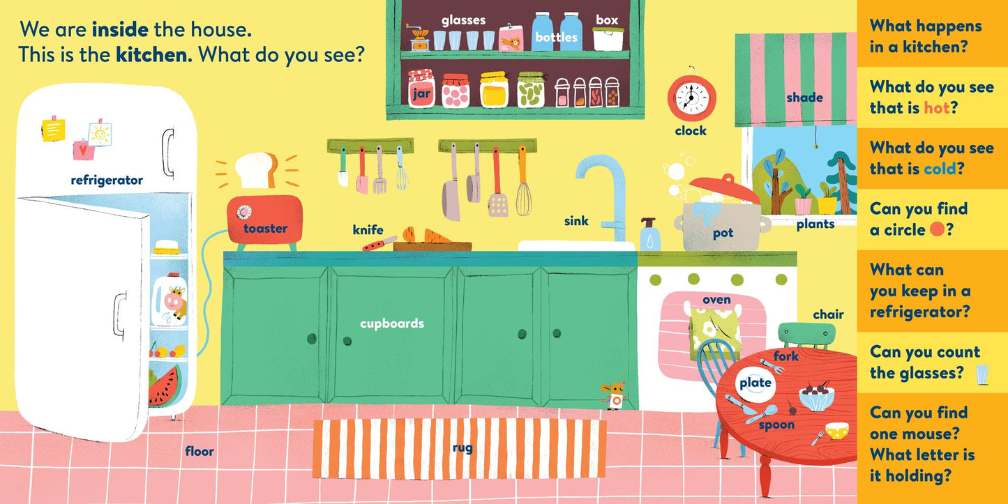 My First Brain Quest First Words: Around the Home: A Question-and-Answer Book