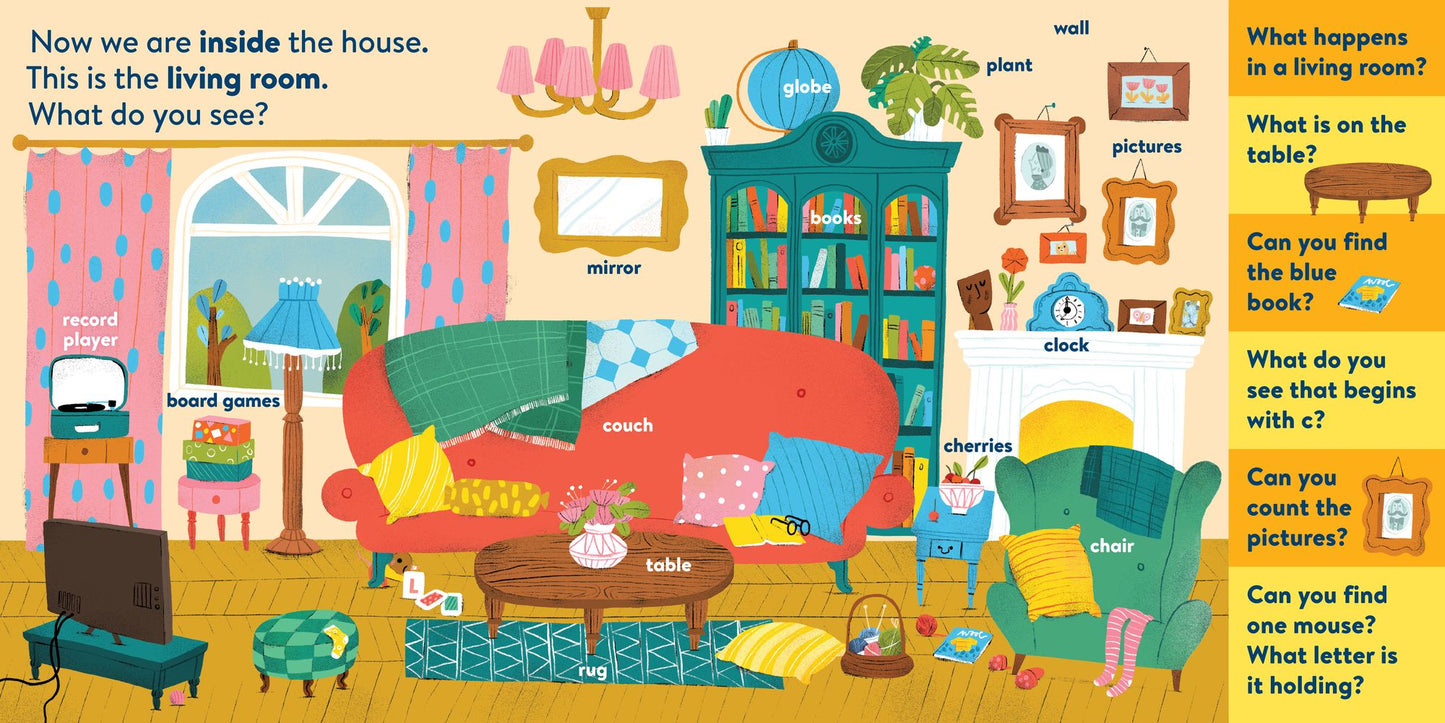 My First Brain Quest First Words: Around the Home: A Question-and-Answer Book