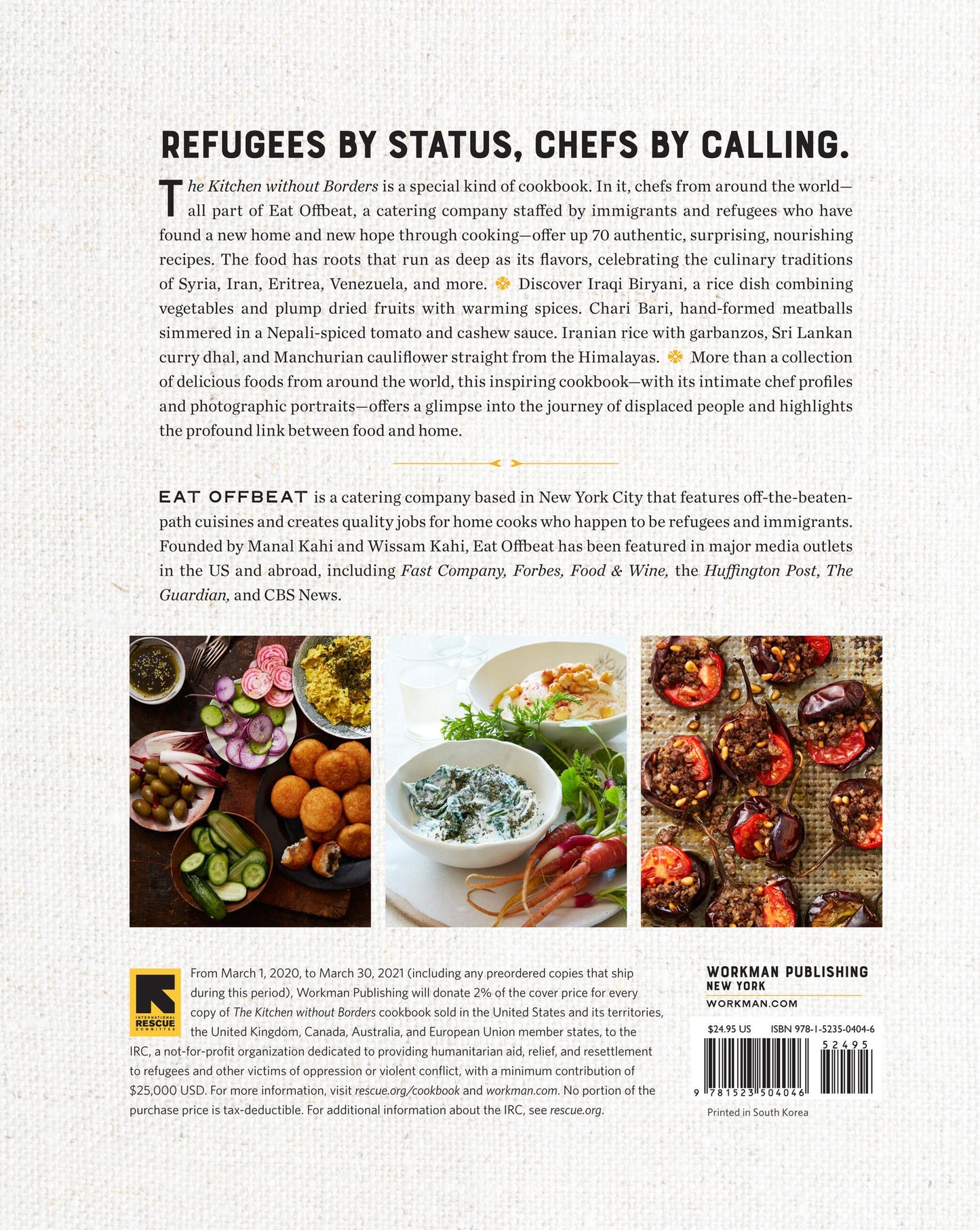 The Kitchen without Borders: Recipes and Stories from Refugee and Immigrant Chefs
