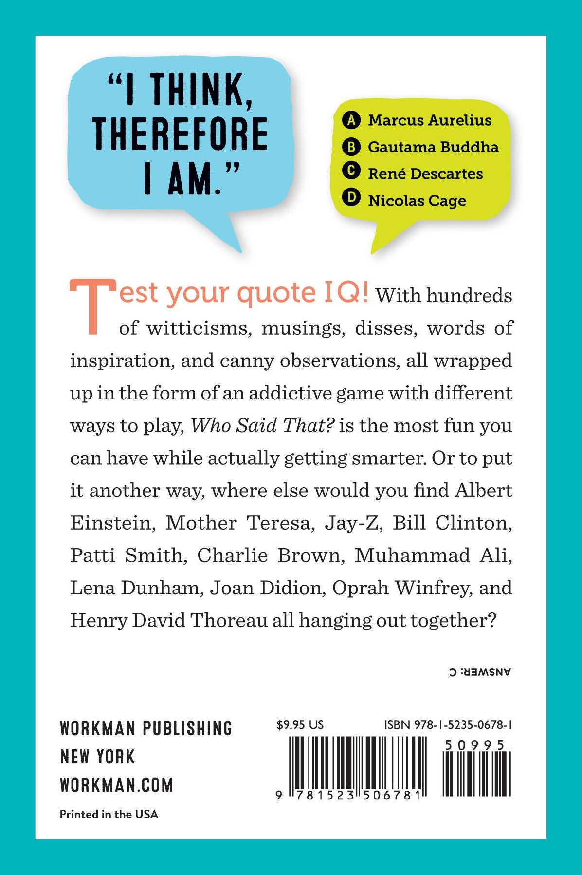 Who Said That?: Take the Quote Quiz Challenge