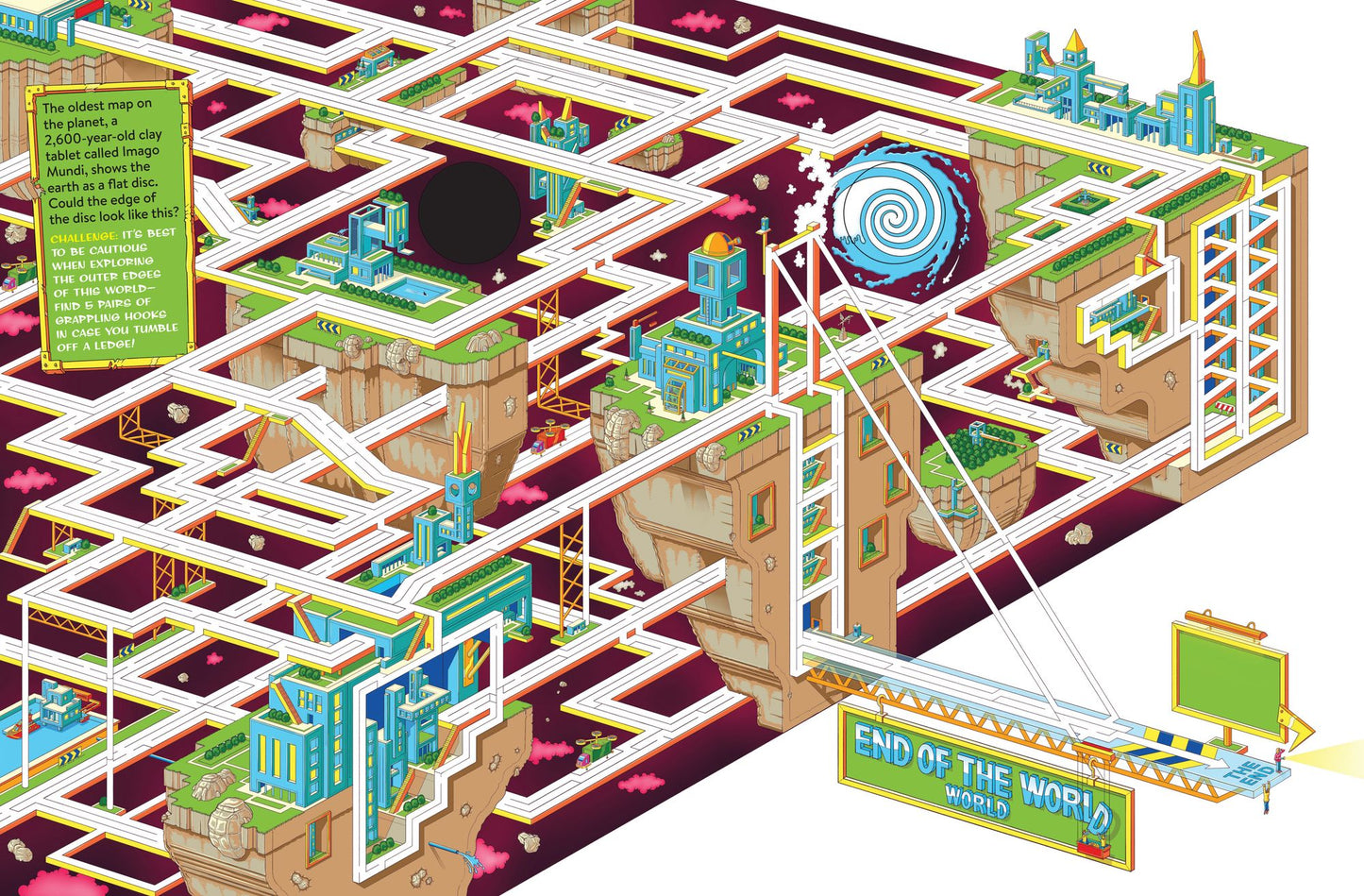 Mega-Maze Adventure! (Maze Activity Book for Kids Ages 7+): A Journey Through the World's Longest Maze in a Book