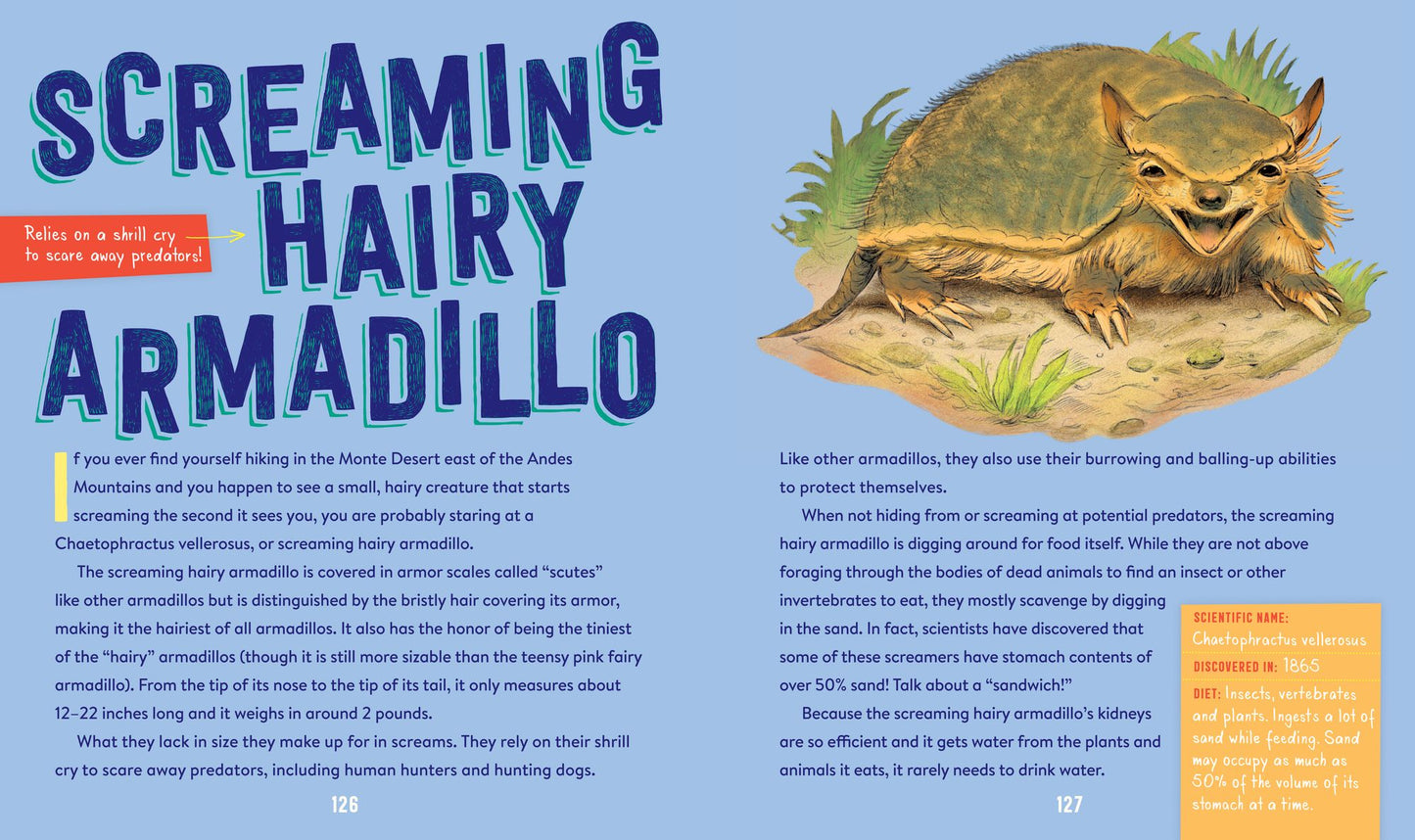 The Screaming Hairy Armadillo and 76 Other Animals with Wild, Wacky Names