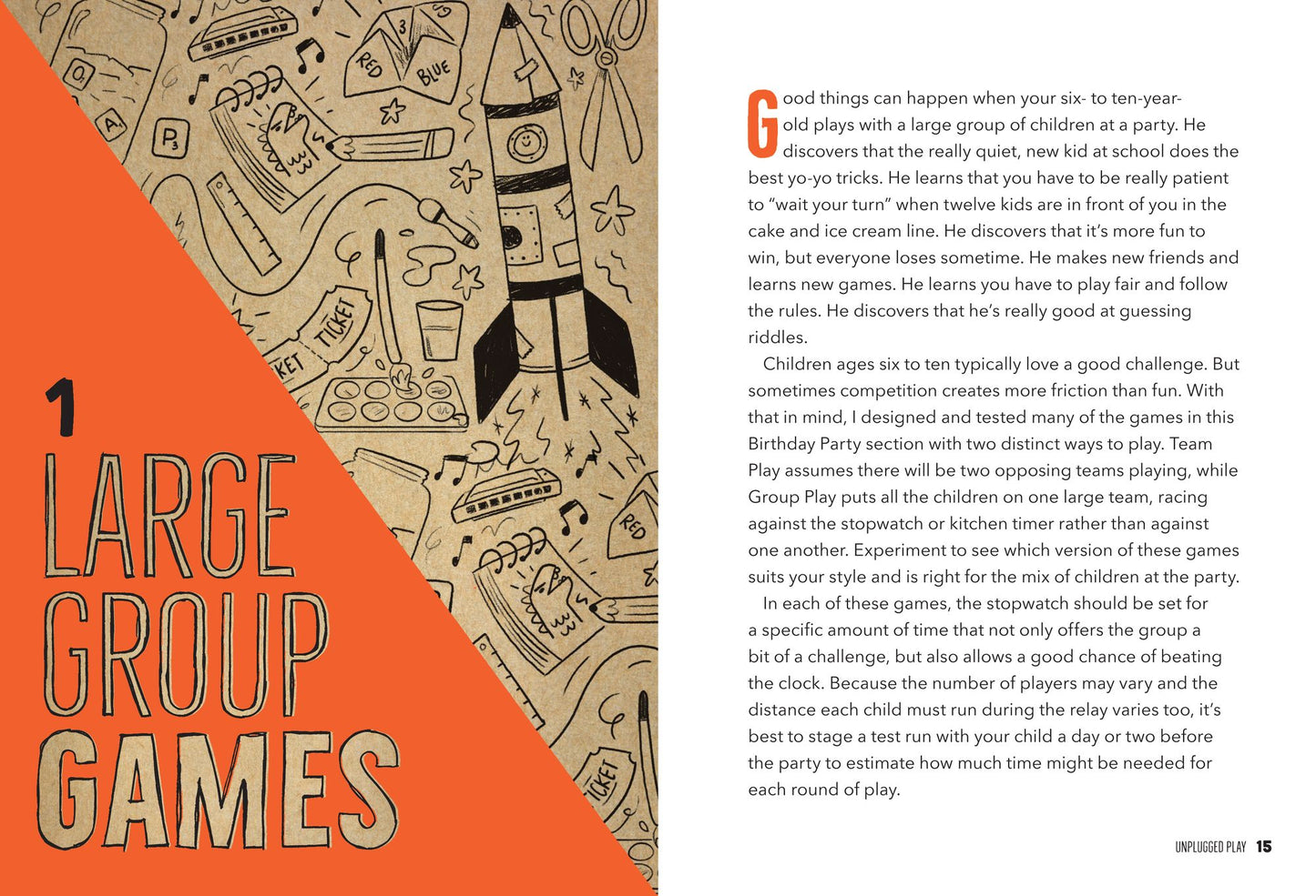 Unplugged Play: Grade School: 235 Games & Activites for Ages 6-10