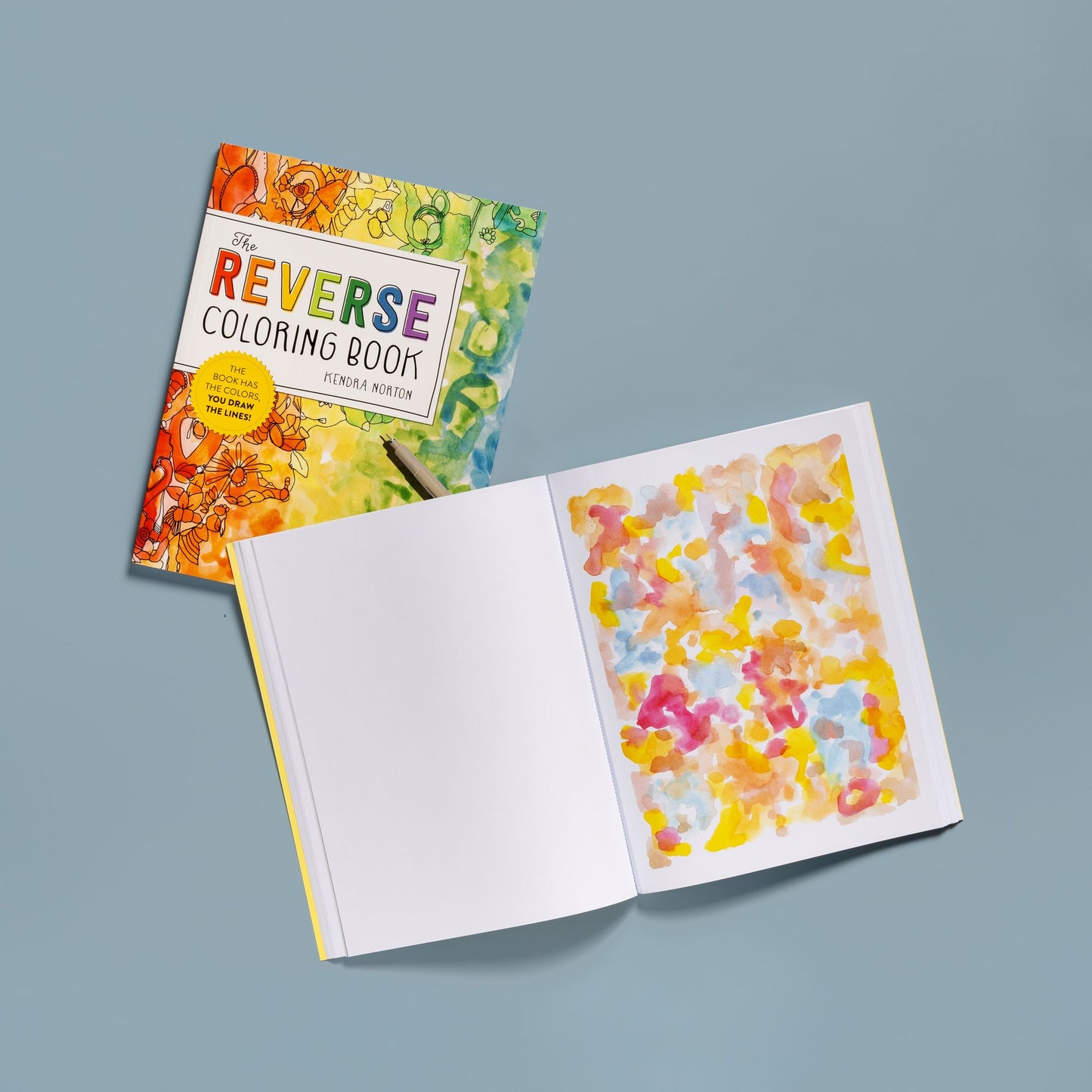 The Reverse Coloring BookT: The Book Has the Colors, You Draw the Lines!