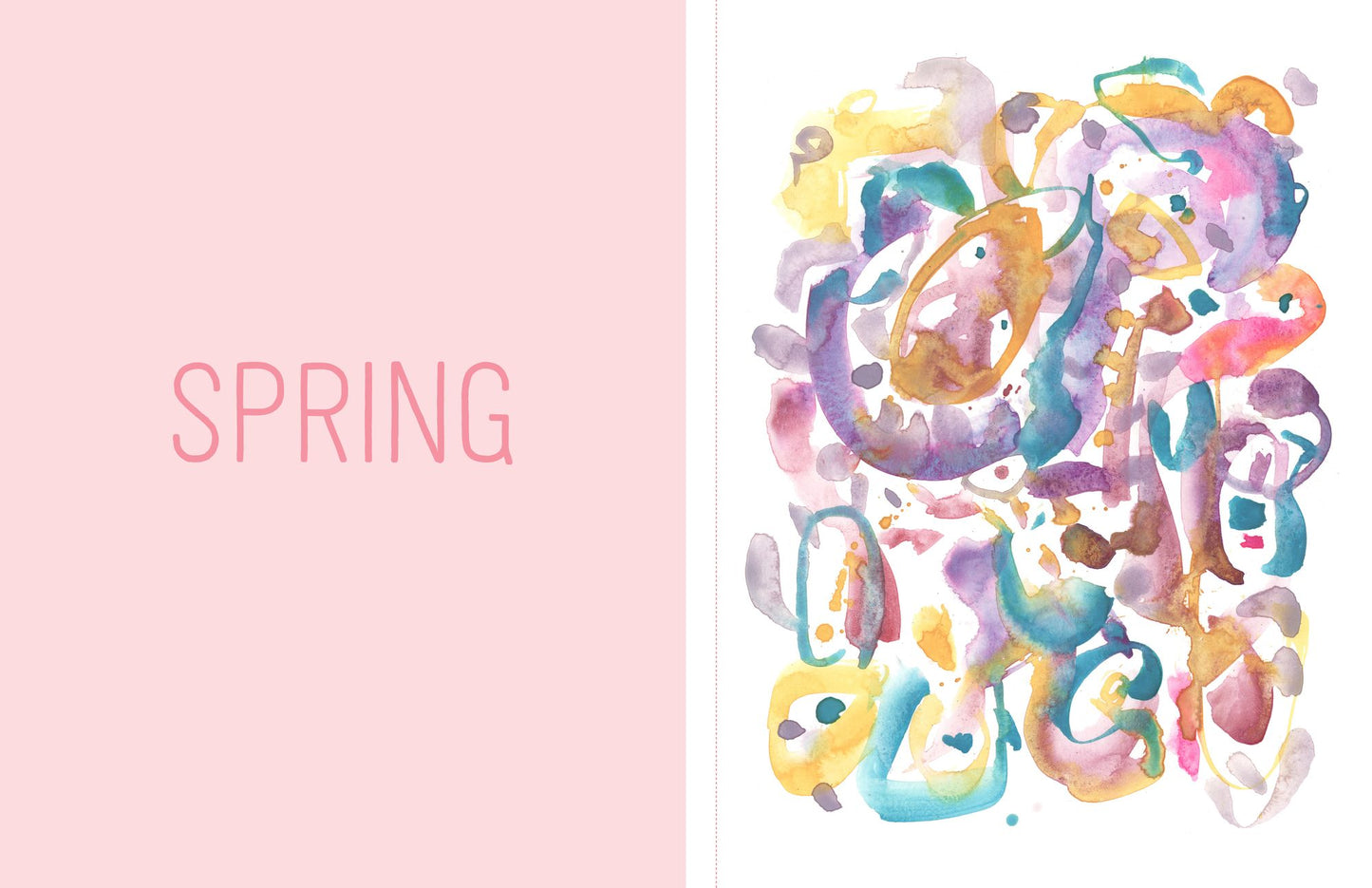 The Reverse Coloring BookT: Through the Seasons: The Book Has the Colors, You Make the Lines