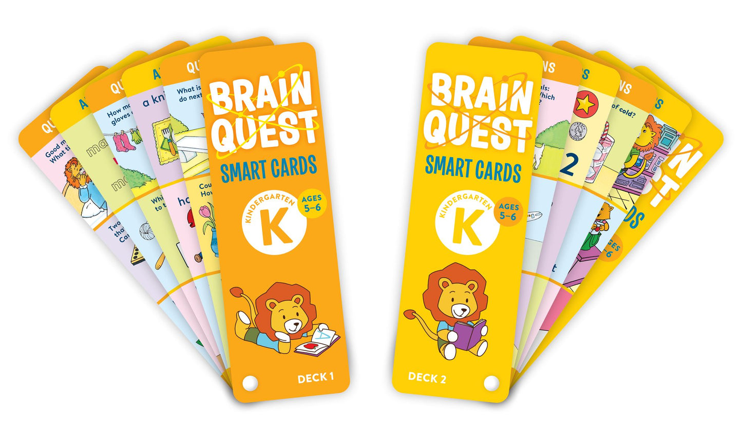 Brain Quest Kindergarten Smart Cards Revised 5th Edition