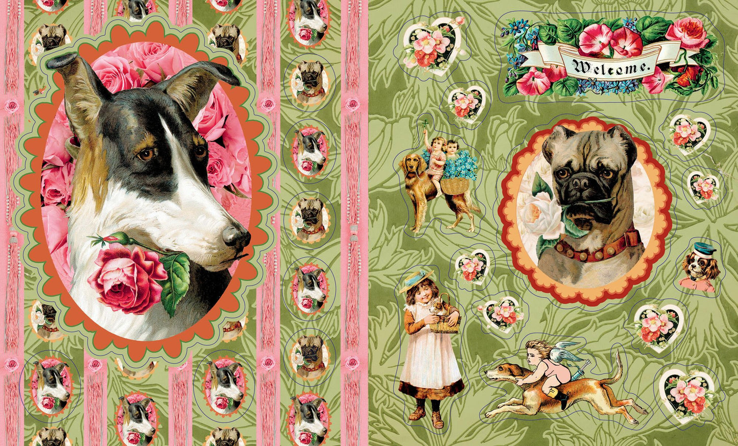 Cynthia Hart's Victoriana Dogs: The Sticker Book