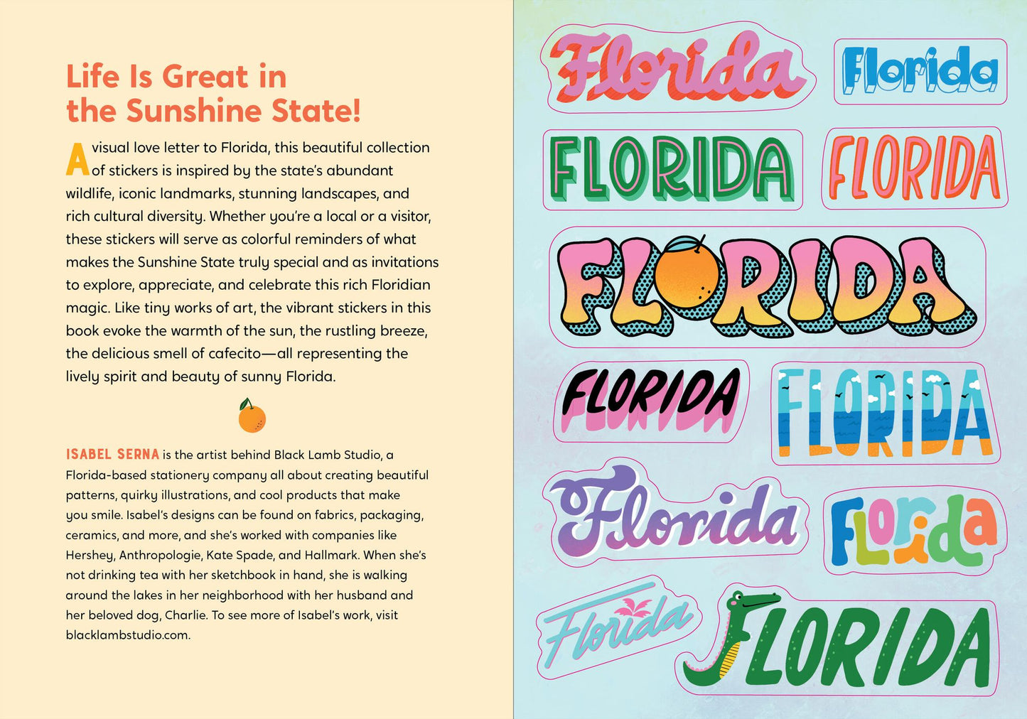 I Love Florida Sticker Book: 350+ Stickers Celebrating the Sunshine State