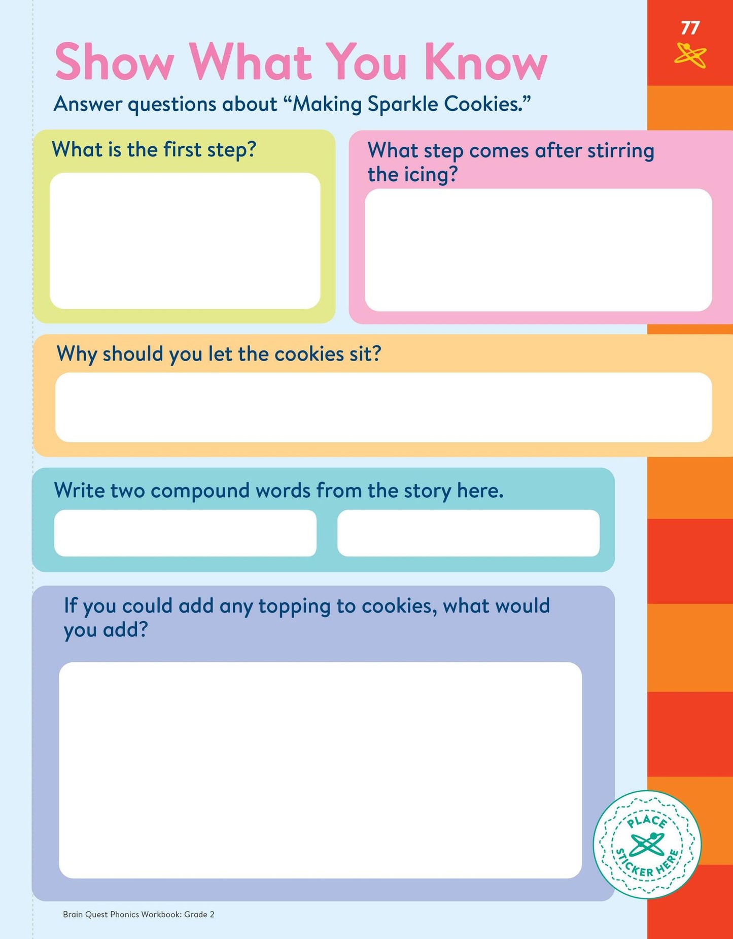 Brain Quest Phonics Workbook: Grade 2