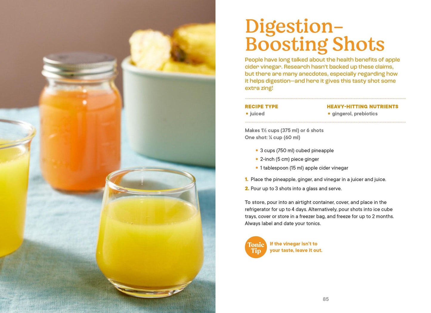 Health Shots: 50 Simple Tonics to Help Improve Immunity, Ease Anxiety, Boost Energy, and More