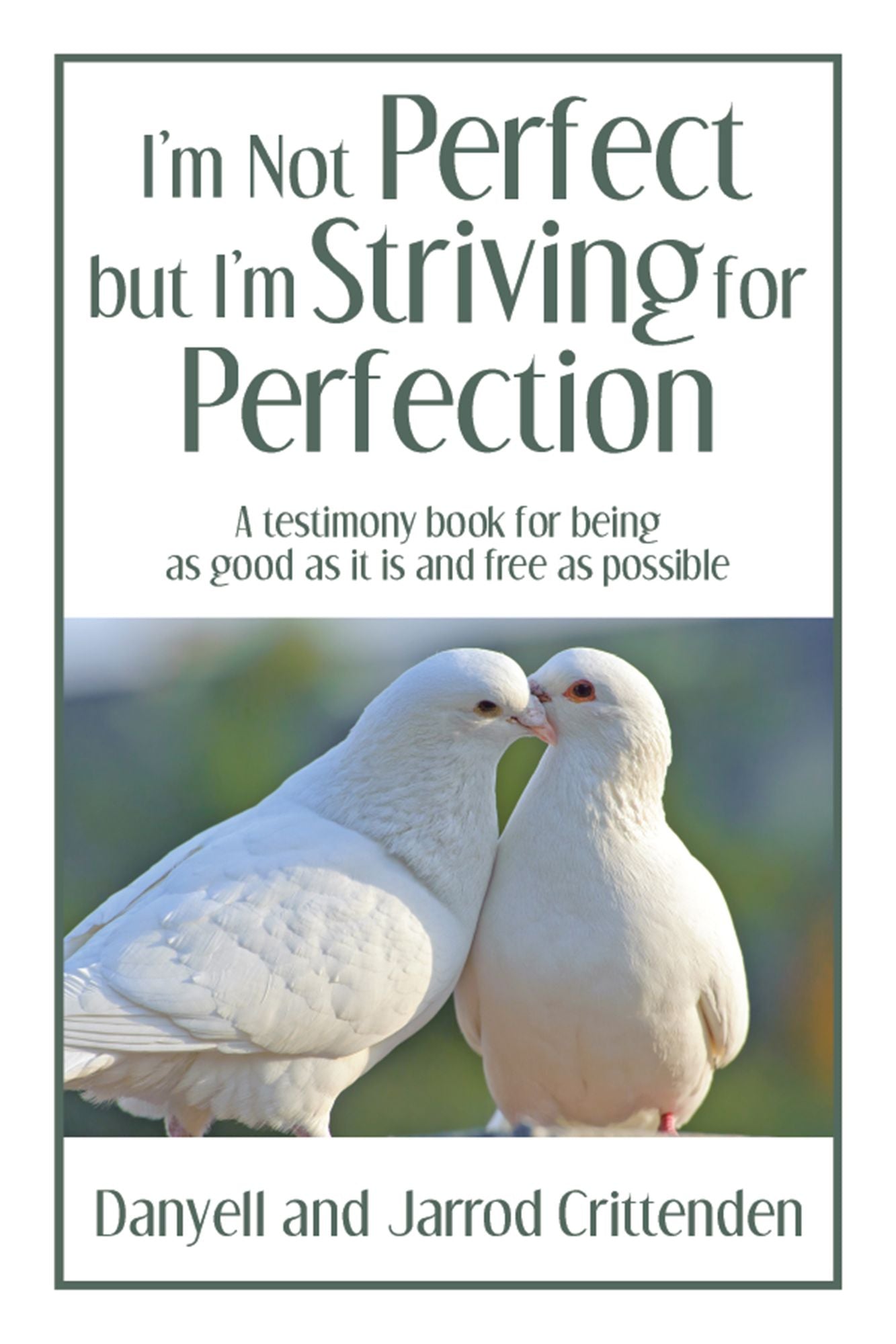 I'm Not Perfect but I'm Striving for Perfection: A Testimony Book for Being as Good as It Is and Free as Possible.
