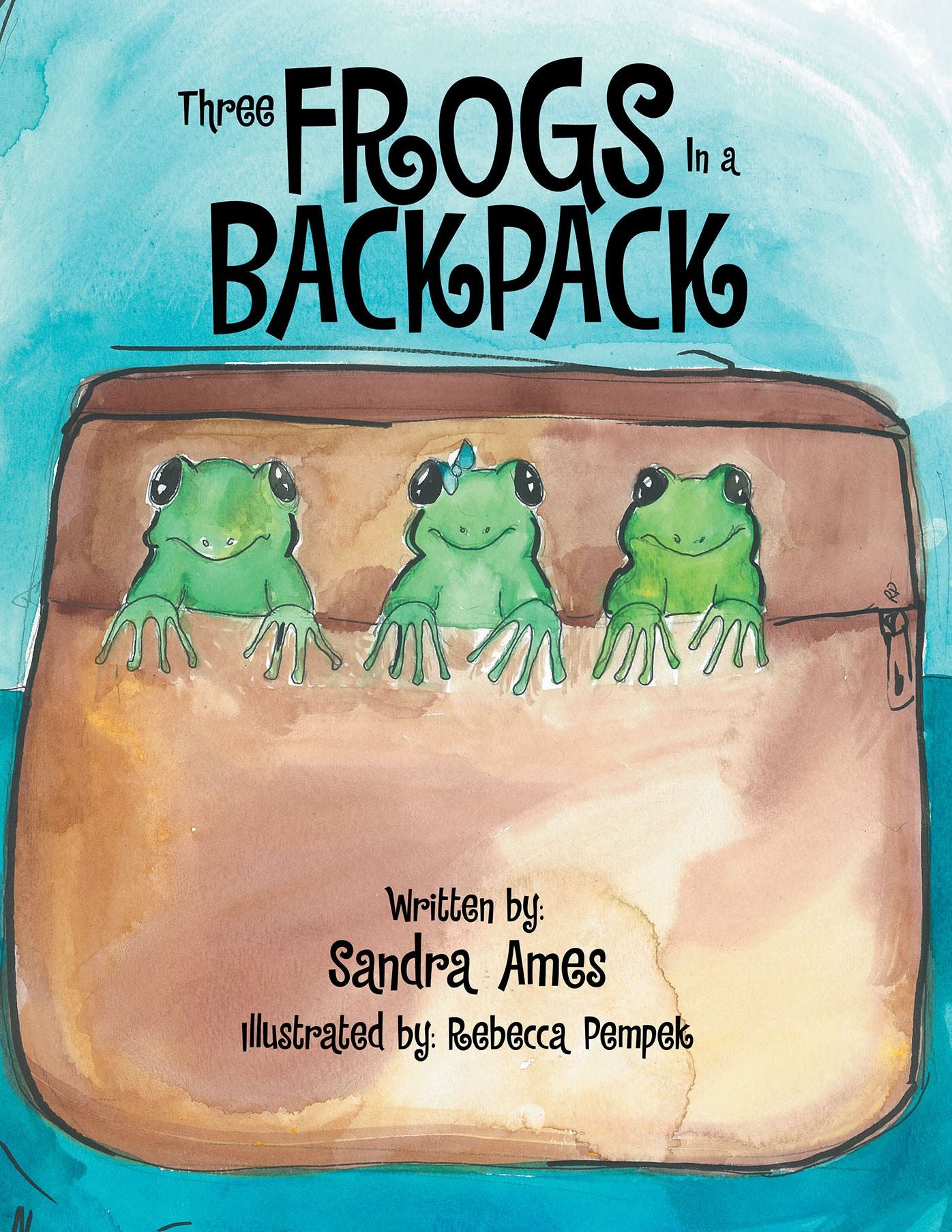 Three Frogs in a Backpack