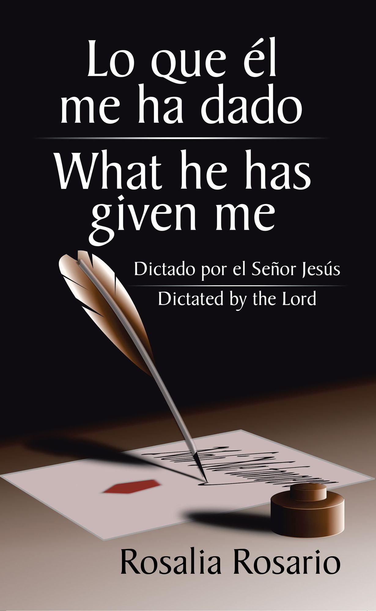 Lo que él me ha dado/ What He Has Given Me: Dictado por el Señor Jesús/ Dictated by the Lord