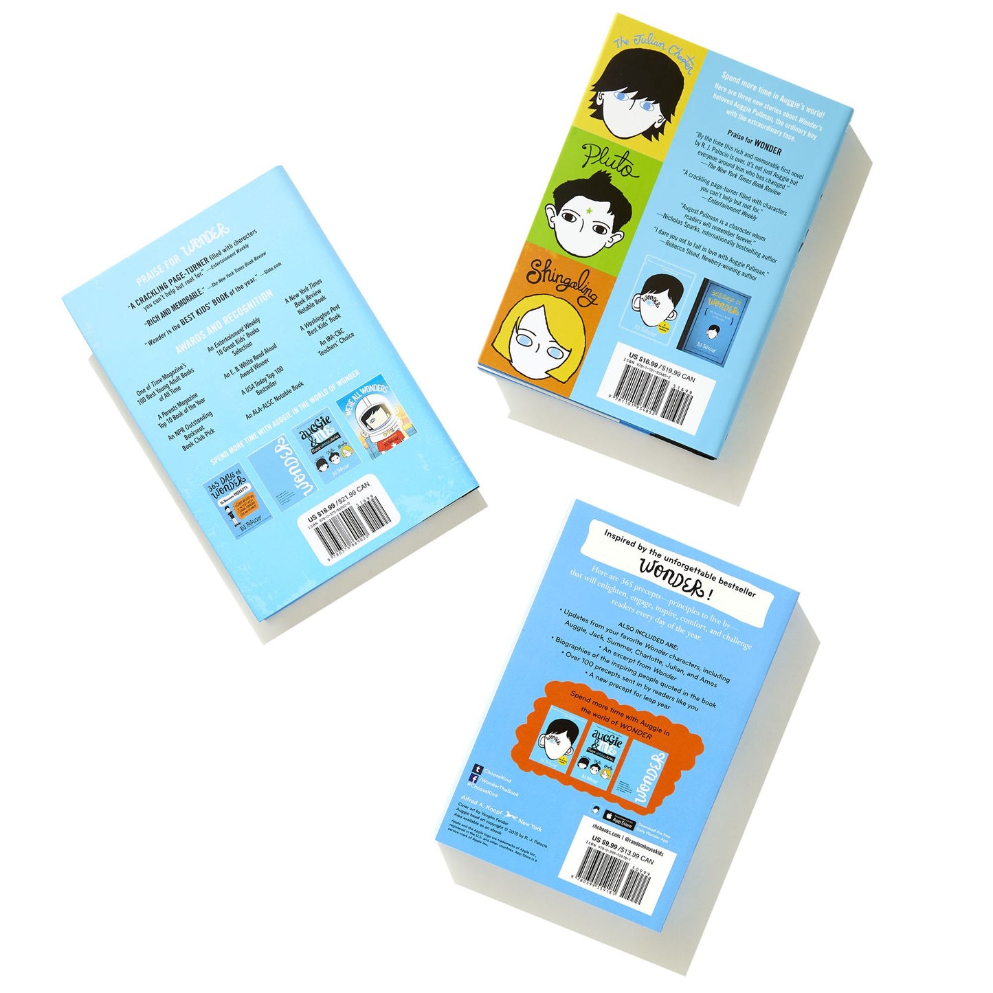 Wonder, Auggie & Me, 365 Days of Wonder boxed set