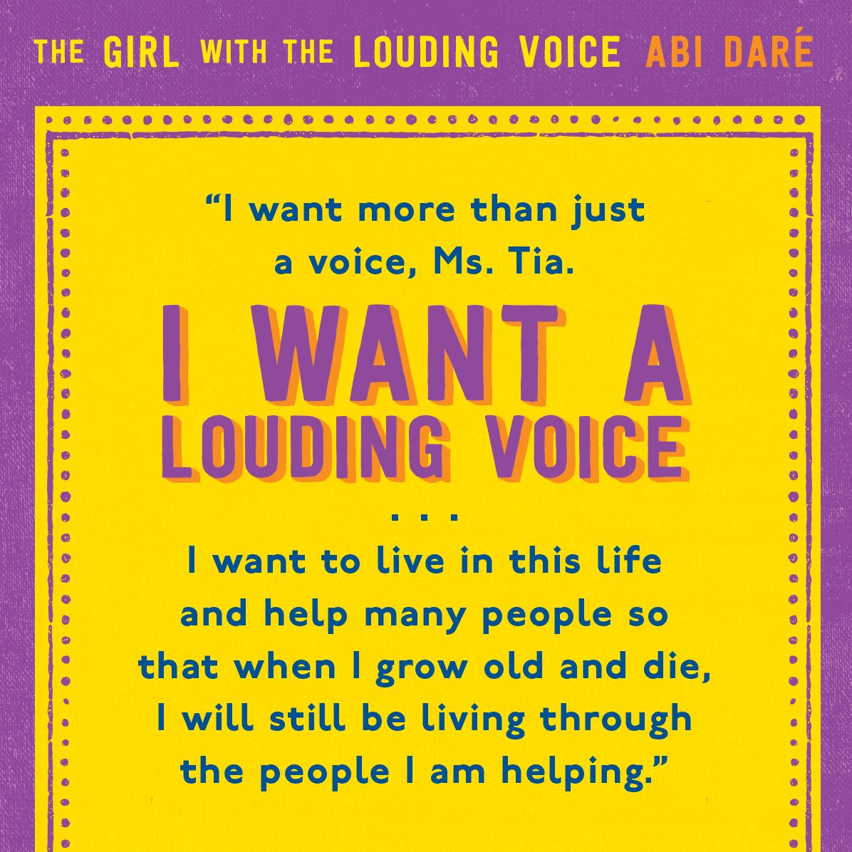 The Girl with the Louding Voice: A Novel