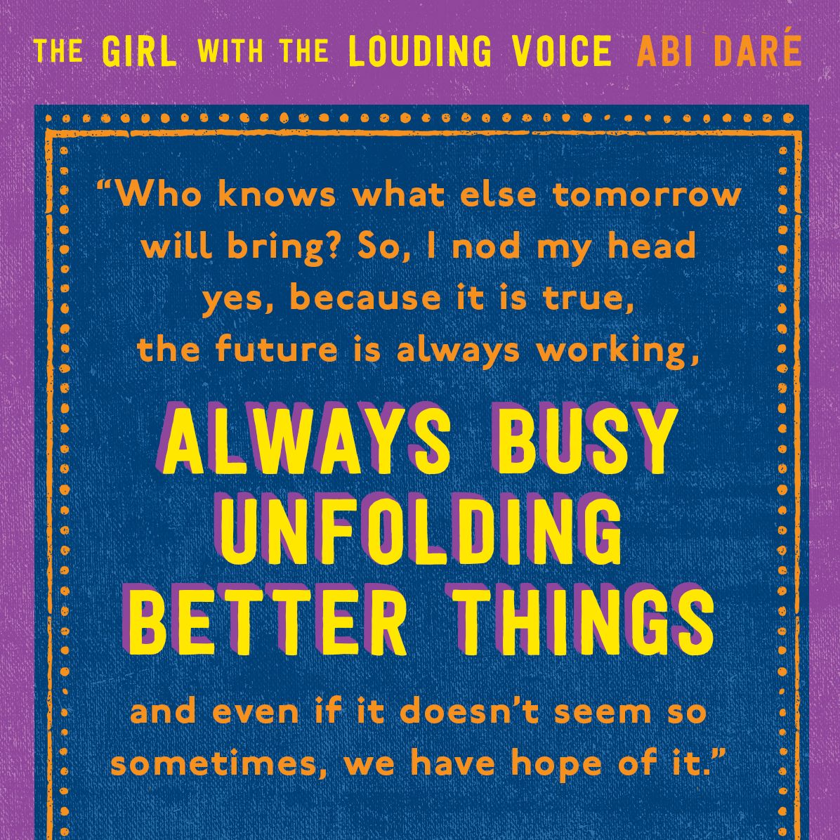 The Girl with the Louding Voice: A Novel