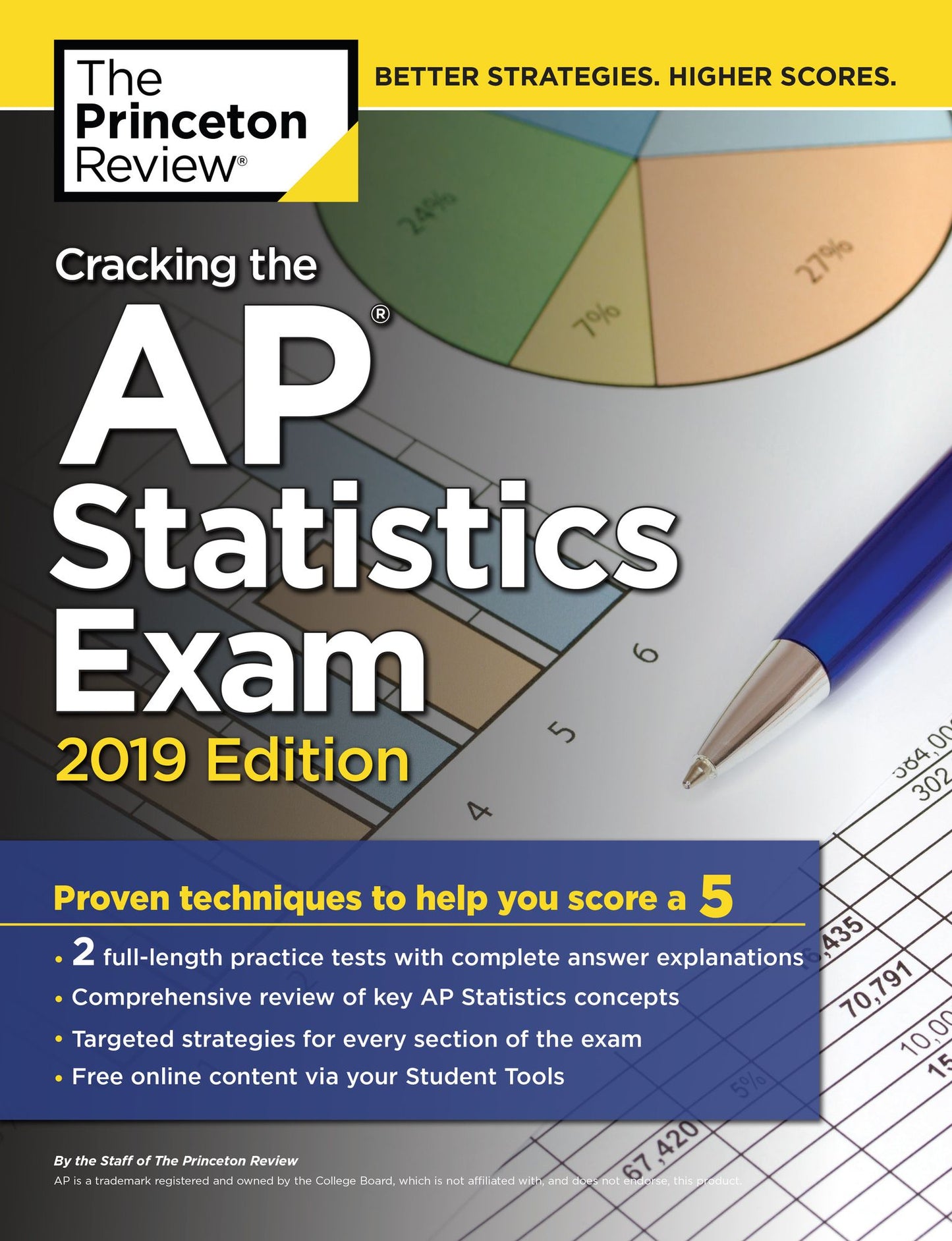 Cracking the AP Statistics Exam, 2019 Edition: Practice Tests & Proven Techniques to Help You Score a 5