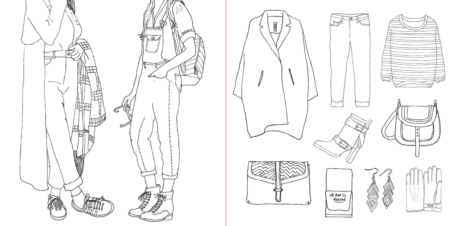 New York Street Style: A Coloring Book