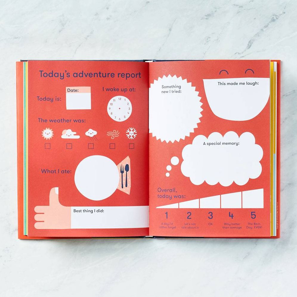 Go! (Red): A Kids' Interactive Travel Diary and Journal