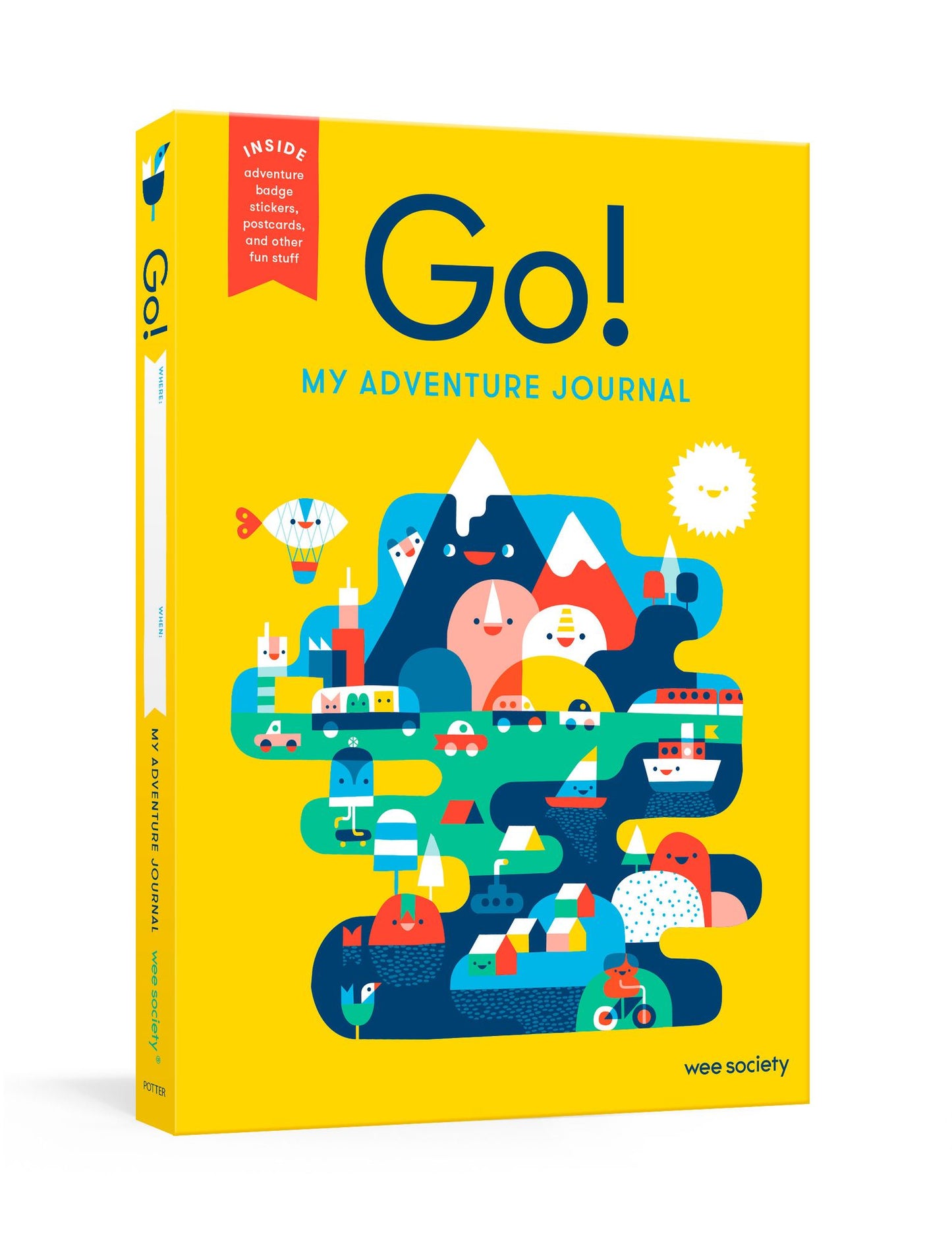 Go! (Yellow): A Kids' Interactive Travel Diary and Journal