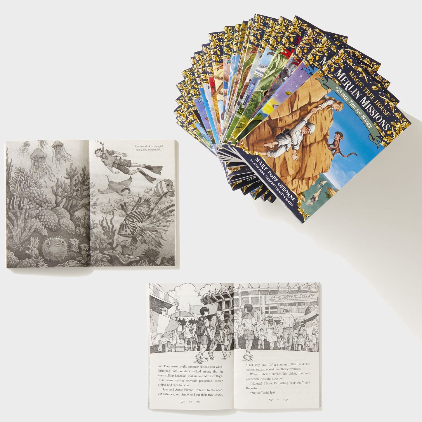 Magic Tree House Merlin Missions #1-25 Boxed Set