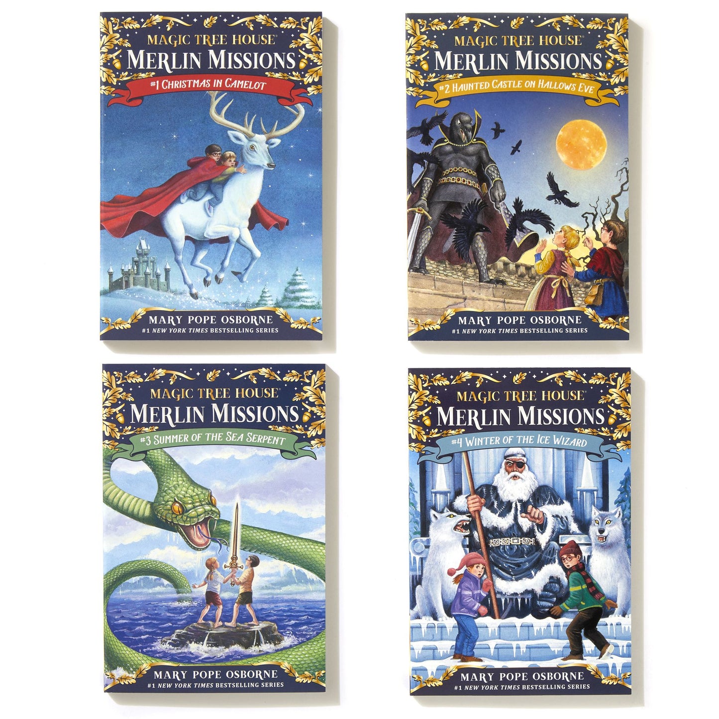 Magic Tree House Merlin Mission 1-4 Boxed Set