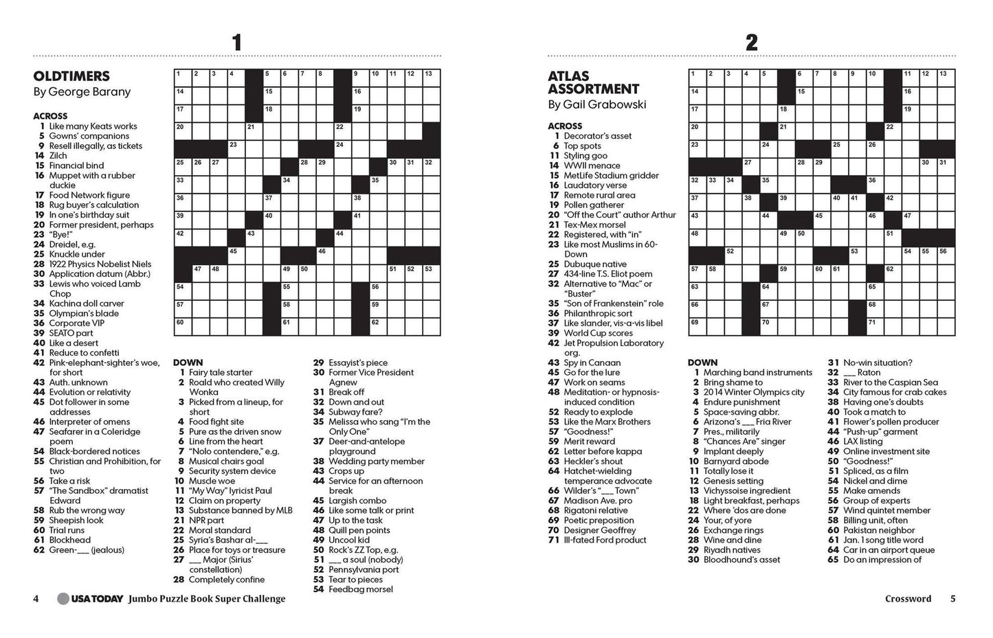 USA TODAY New Jumbo Puzzle Book: 400 Brain Games for Every Day