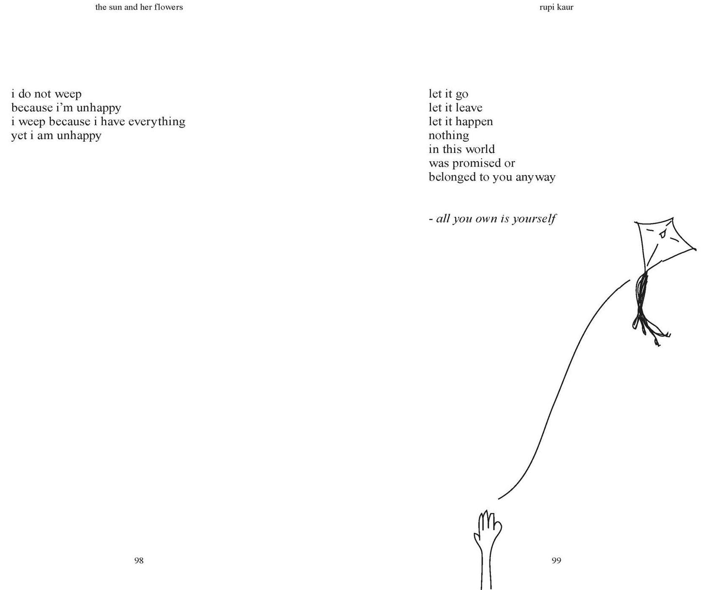 Rupi Kaur : Milk and Honey / the Sun and Her Flowers
