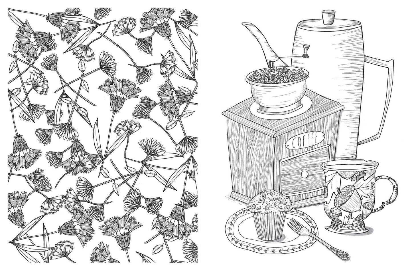 Cottagecore Galore: A Timeless Coloring Book