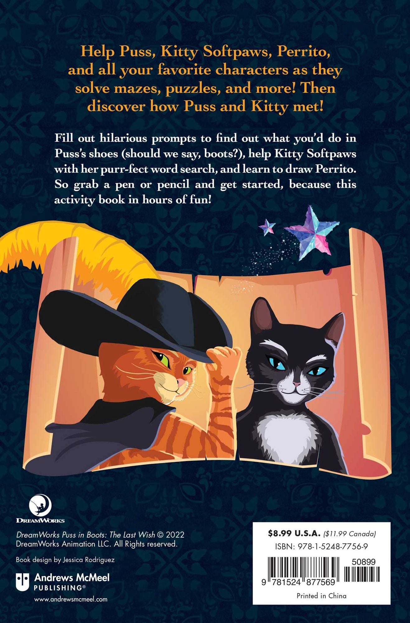 Puss in Boots: The Last Wish Purr-fect Activity Book!