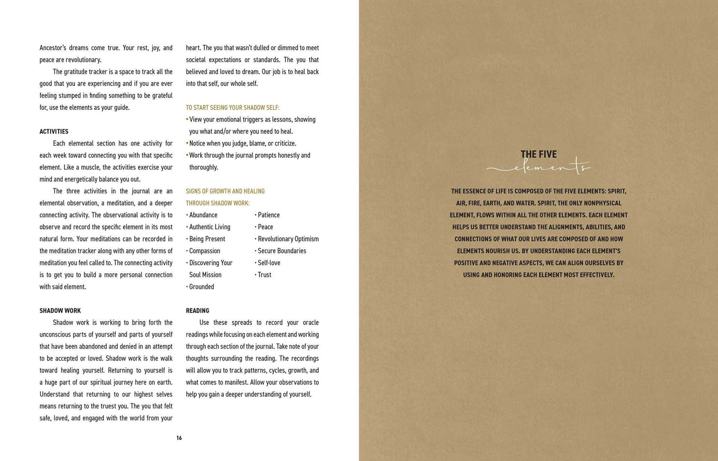 Elemental Alchemist Guided Journal