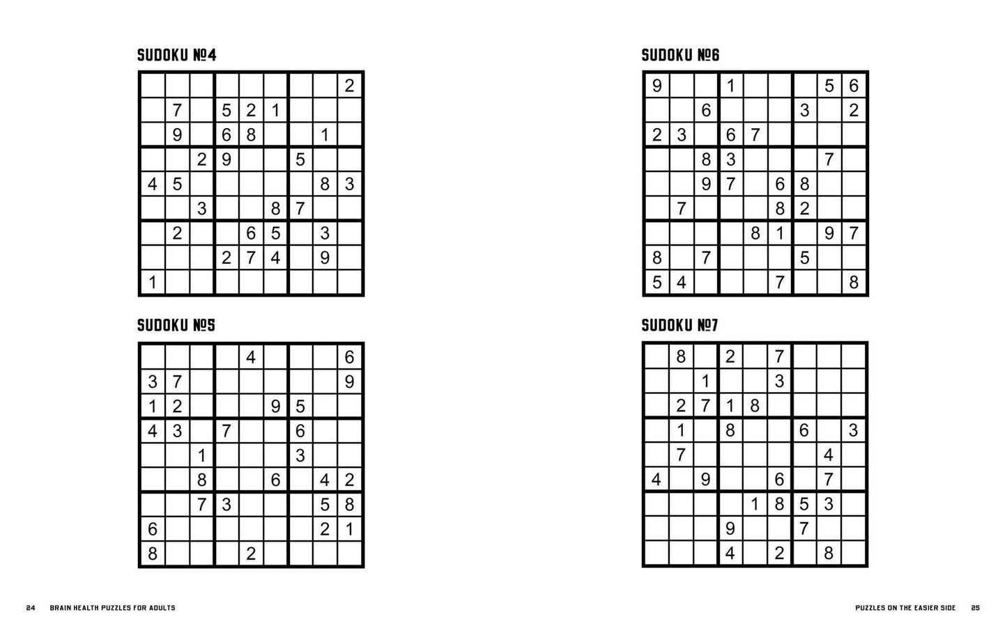 Brain Health Puzzles for Adults: Crosswords, Sudoku, and Other Puzzles That Give the Brain the Exercise It Needs