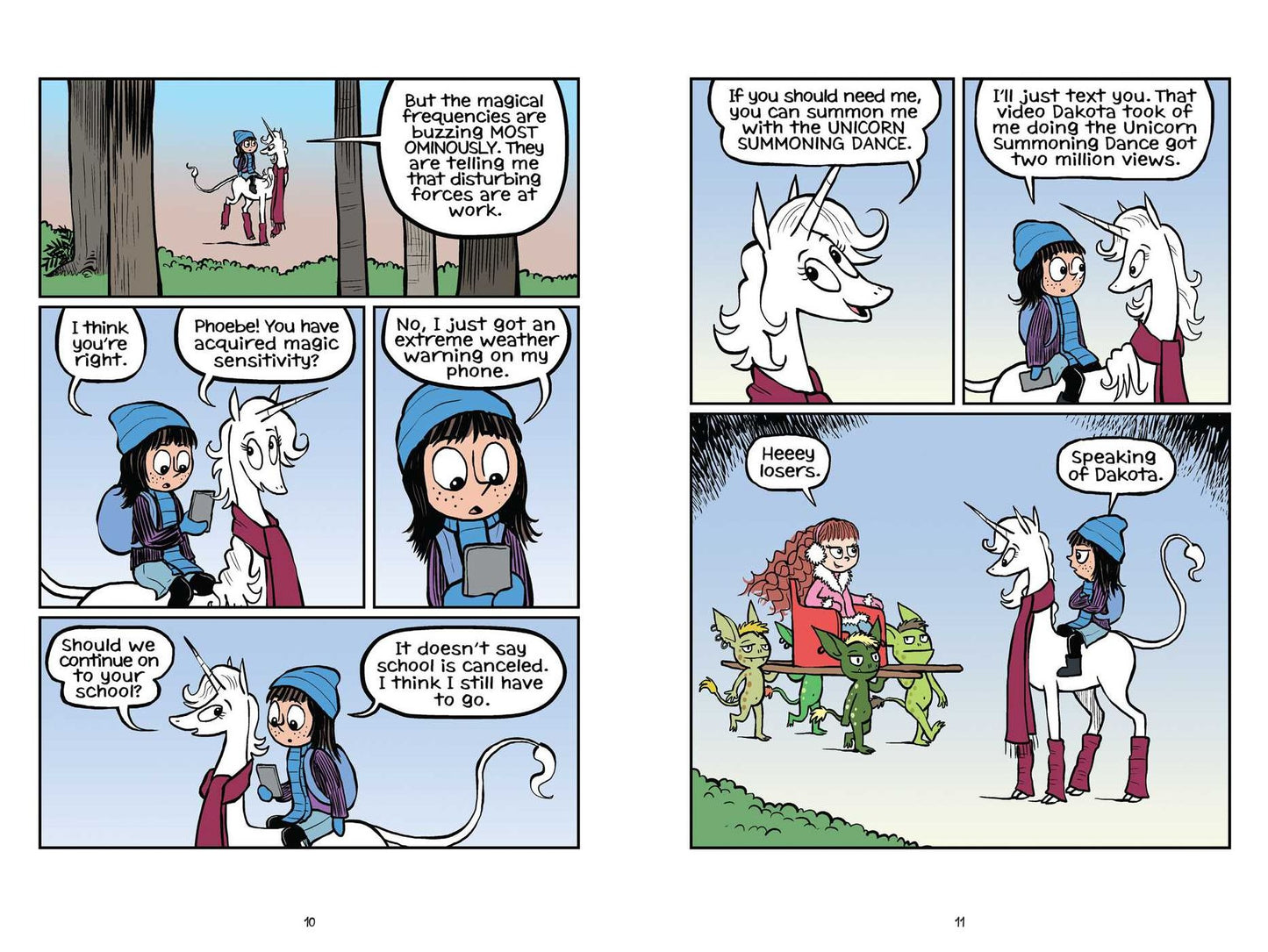 The Sparkling Stories of Phoebe and Her Unicorn: Two Books in One