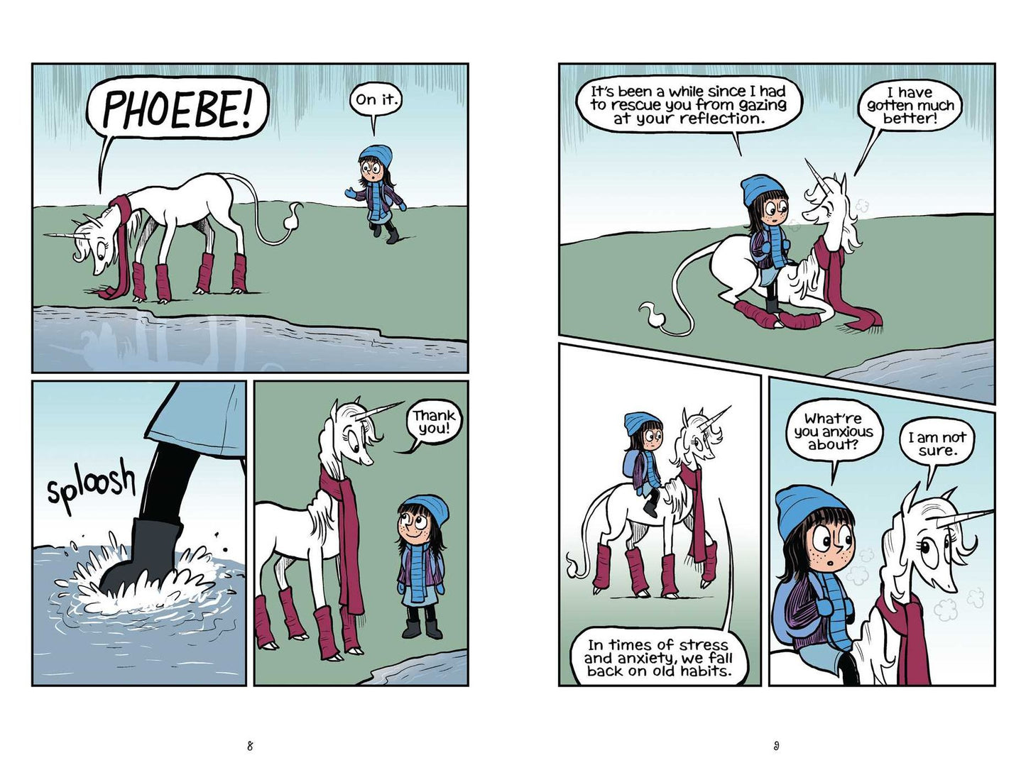 The Sparkling Stories of Phoebe and Her Unicorn: Two Books in One