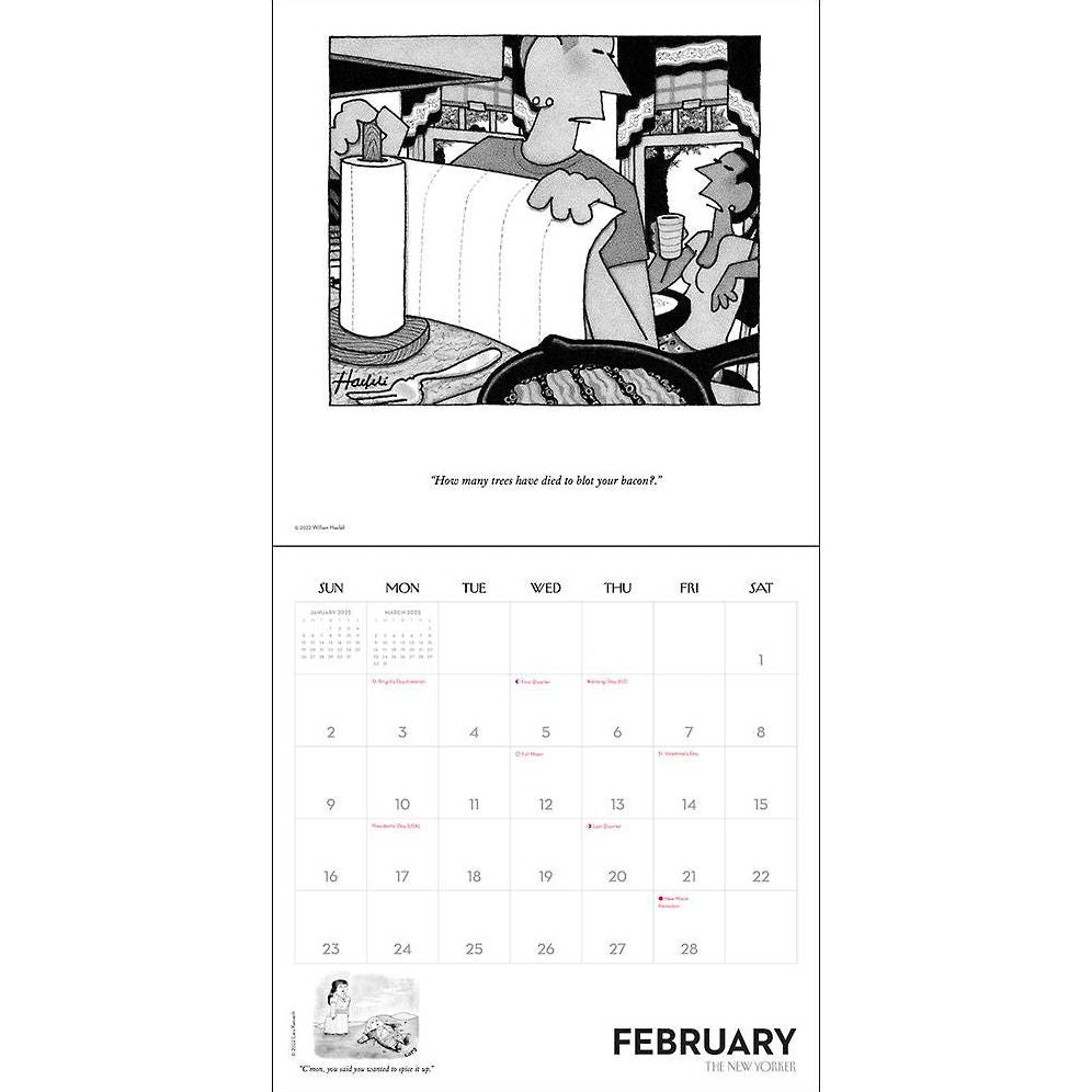 2025 Cartoons From The New Yorker Wall Calendar